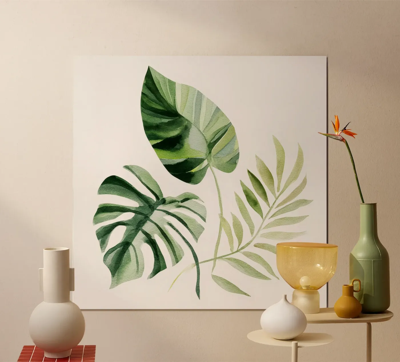 Tropical Forms 2 poster by Sophia Calder Studio