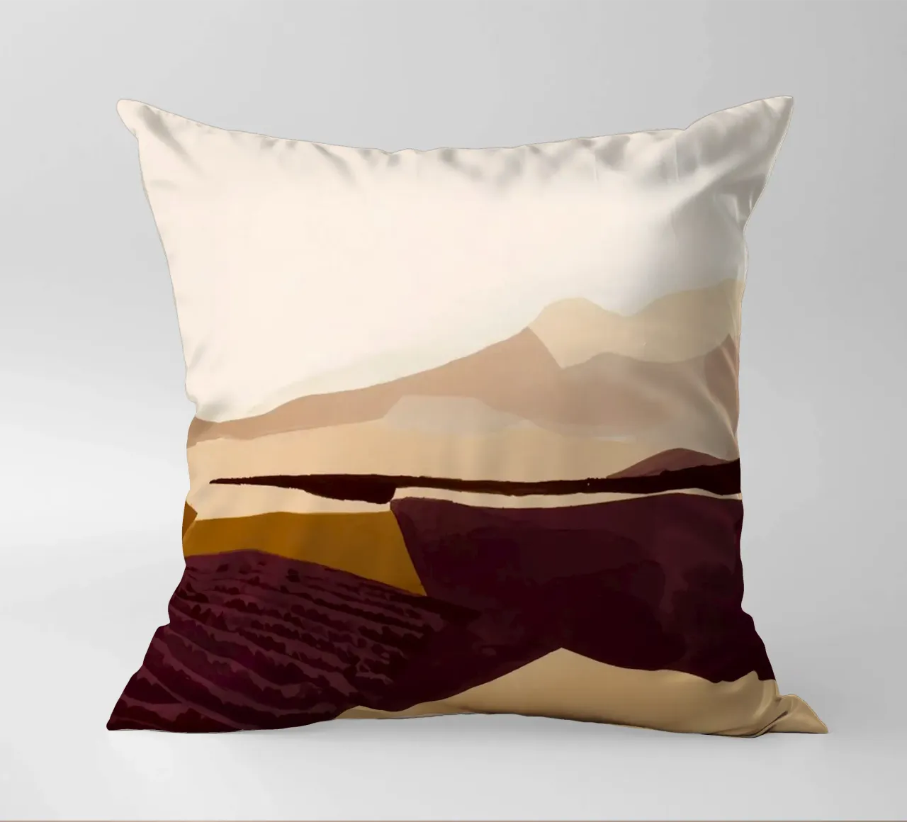 Vigneti in Ocra 1 cuscino da Seed & Signal