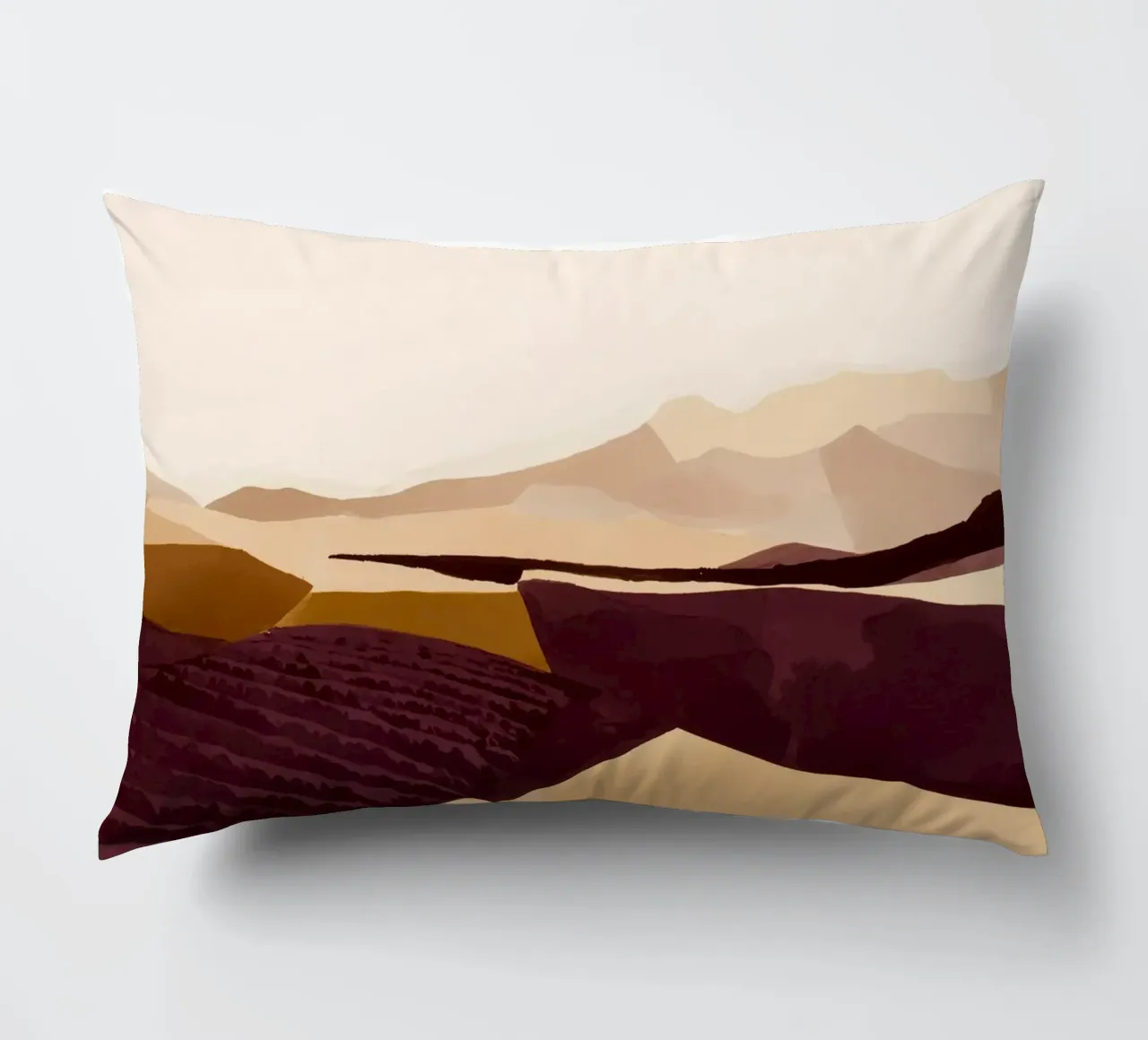 Vigneti in Ocra 1 cuscino da Seed & Signal