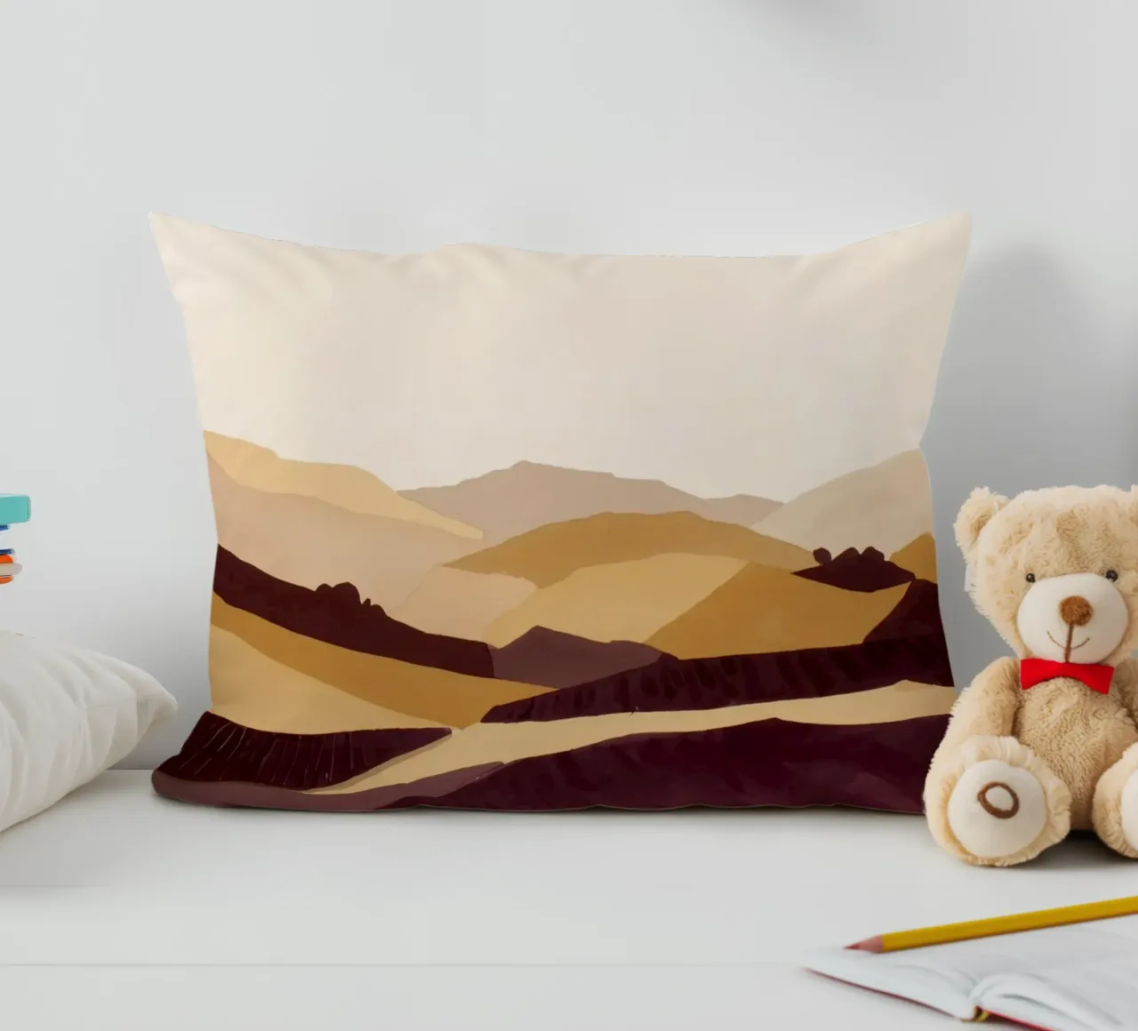 Vigneti in Ocra 2 cuscino da Seed & Signal