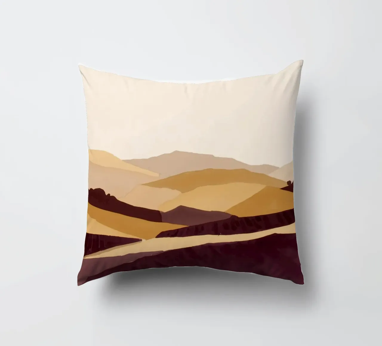 Vigneti in Ocra 2 cuscino da Seed & Signal