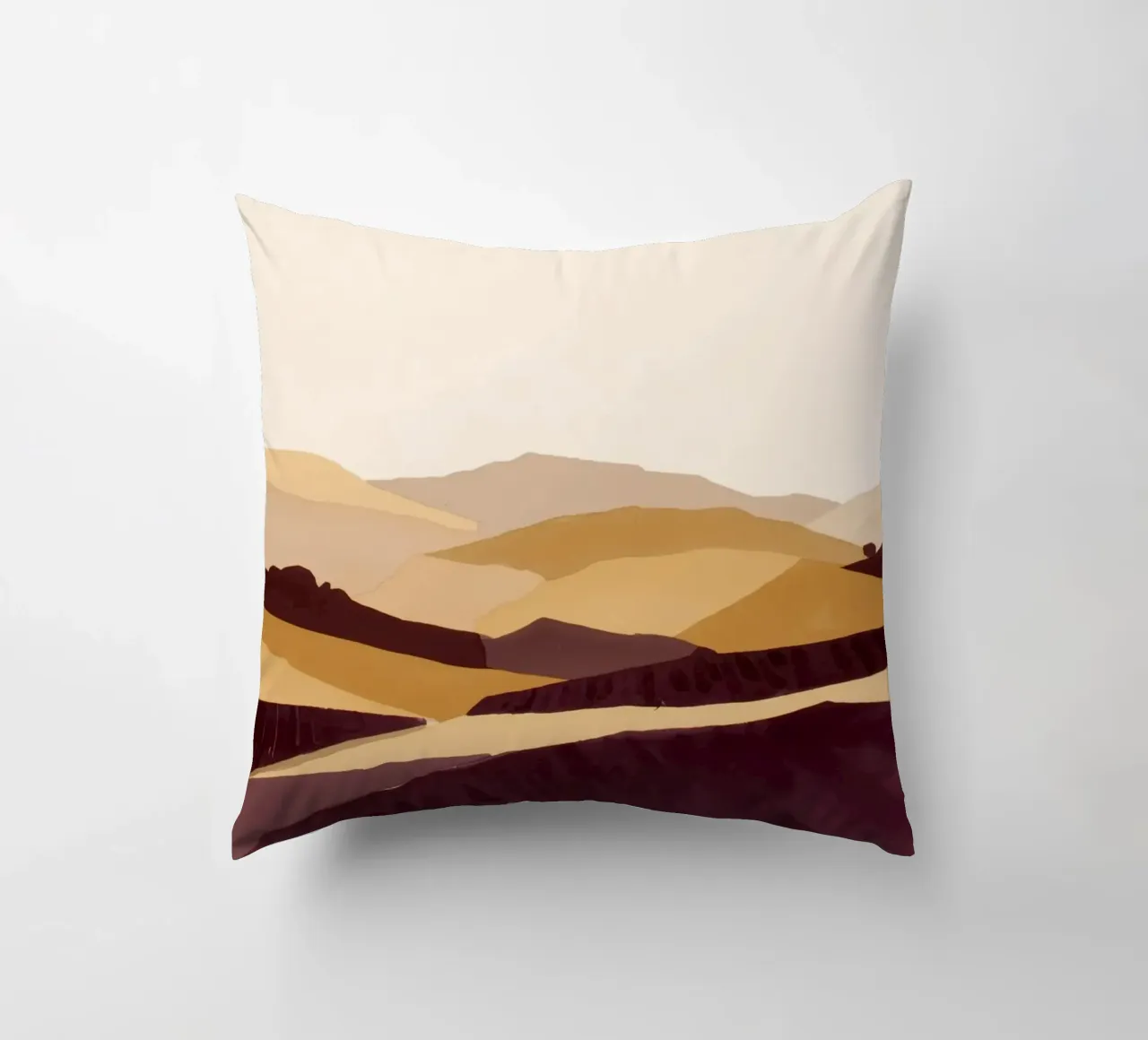 Vigneti in Ocra 2 cuscino da Seed & Signal