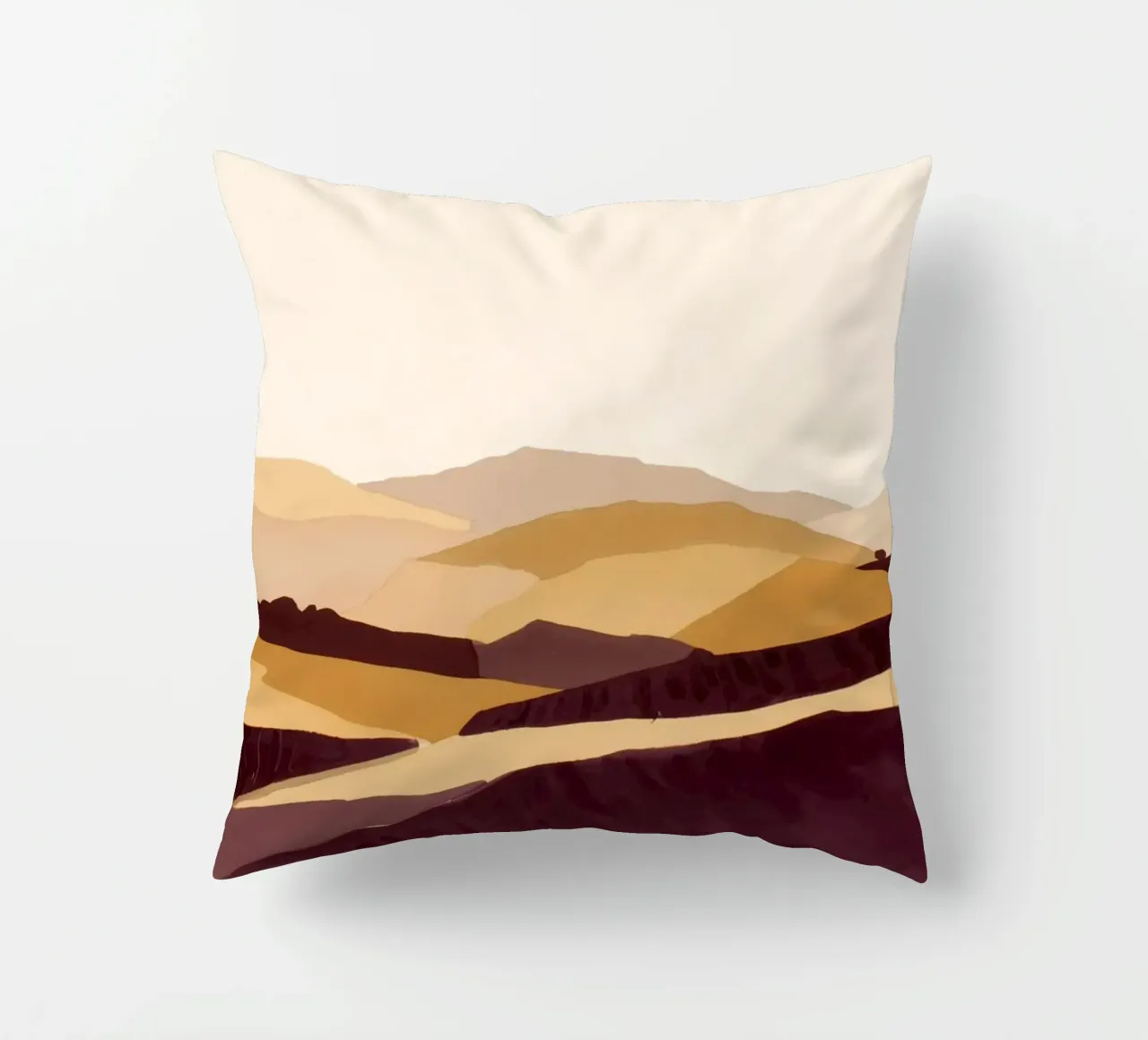 Vigneti in Ocra 2 cuscino da Seed & Signal