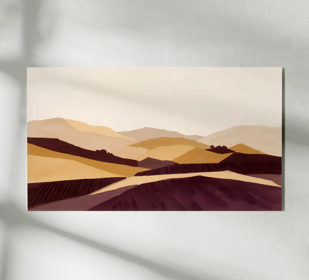 Vigneti in Ocra 2 plexiglass da Seed & Signal