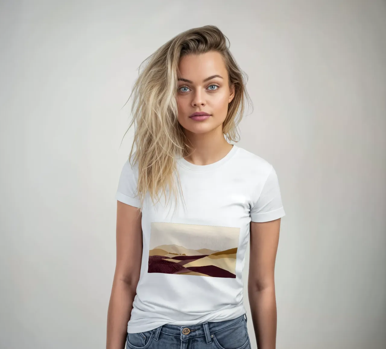 Vigneti in Ocra 3 t-shirt da donna da Seed & Signal