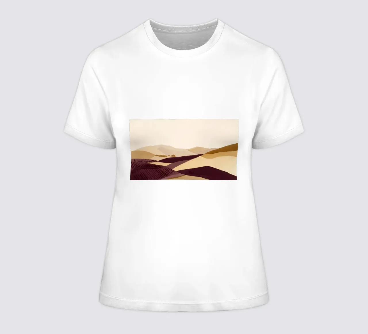 Vigneti in Ocra 3 t-shirt da donna da Seed & Signal