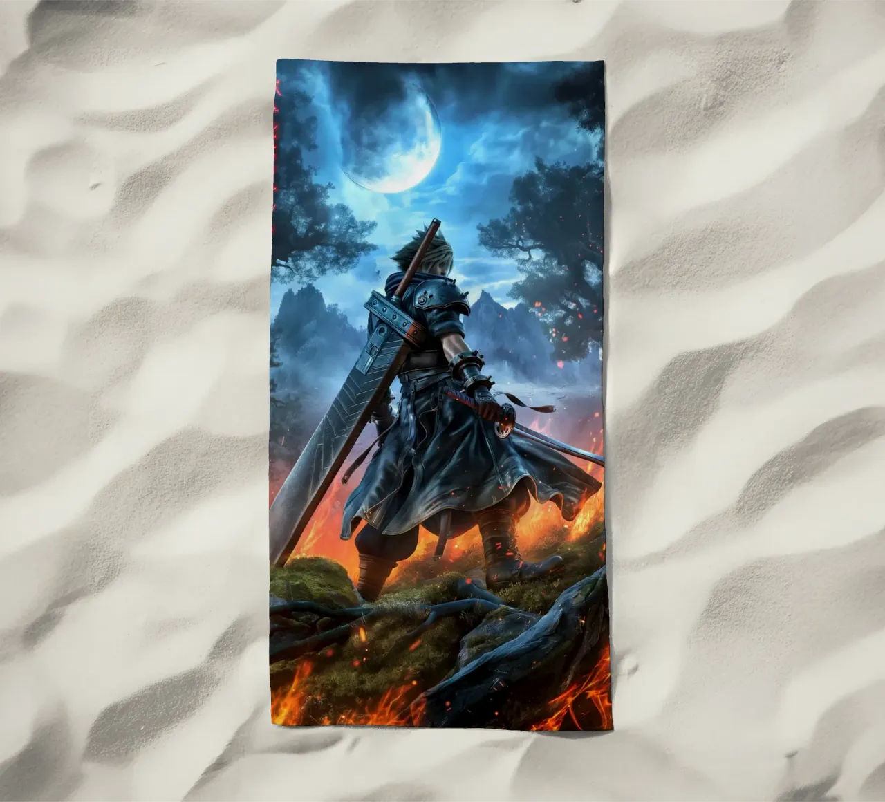 FFVII FF7 Cloud Strife Final Fantasy telo mare da Fleur de Lys
