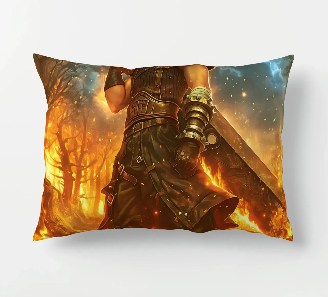 FFVII FF7 Cloud Strife Final Fantasy cuscino da Fleur de Lys
