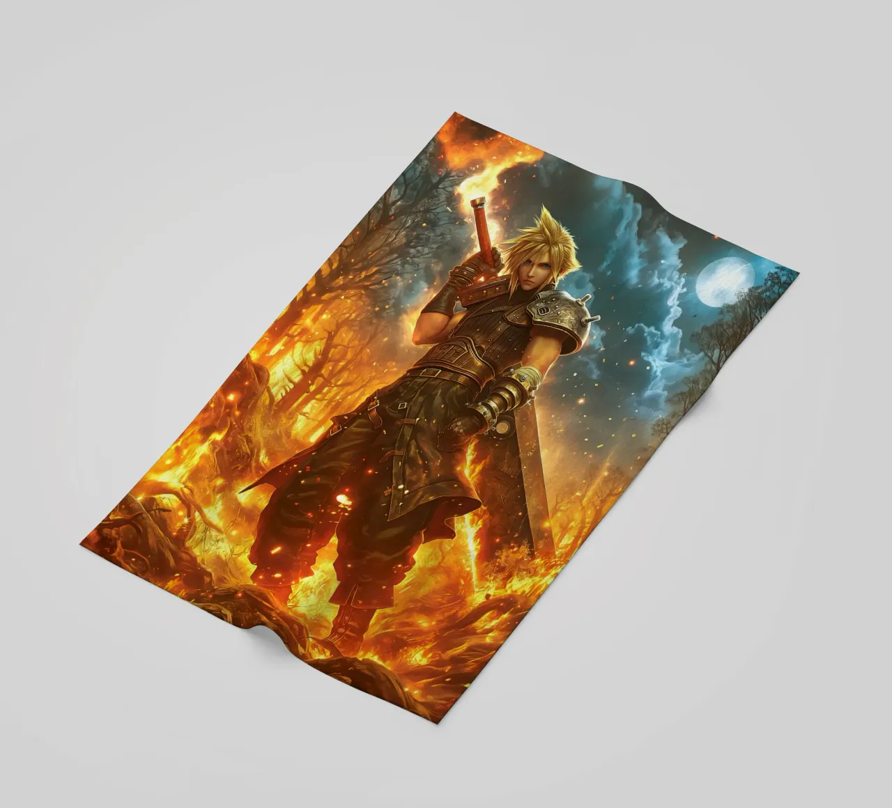 FFVII FF7 Cloud Strife Final Fantasy telo mare da Fleur de Lys
