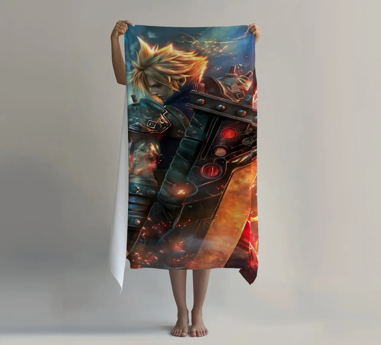 FFVII FF7 Cloud Strife Final Fantasy telo mare da Fleur de Lys