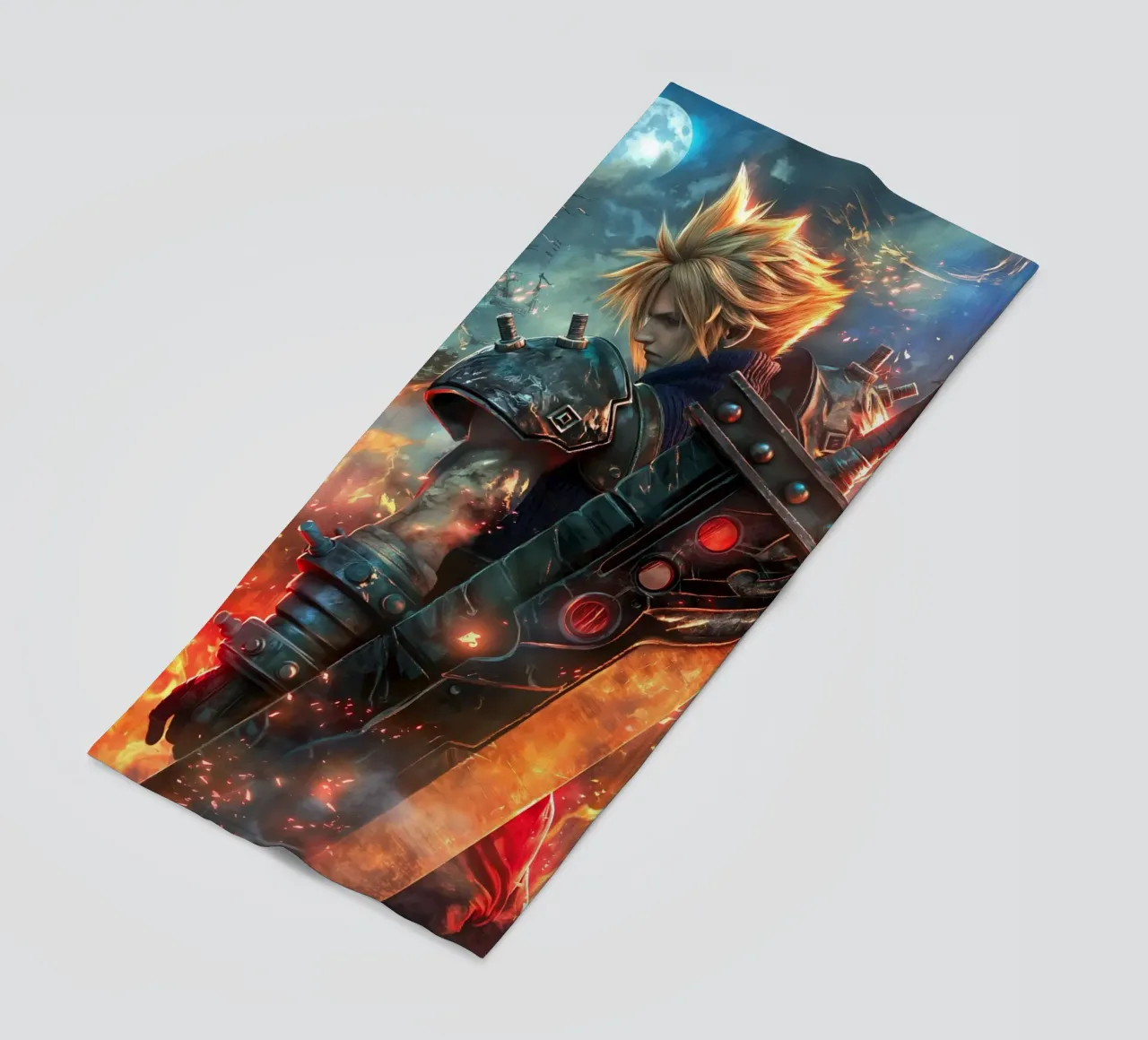 FFVII FF7 Cloud Strife Final Fantasy telo mare da Fleur de Lys