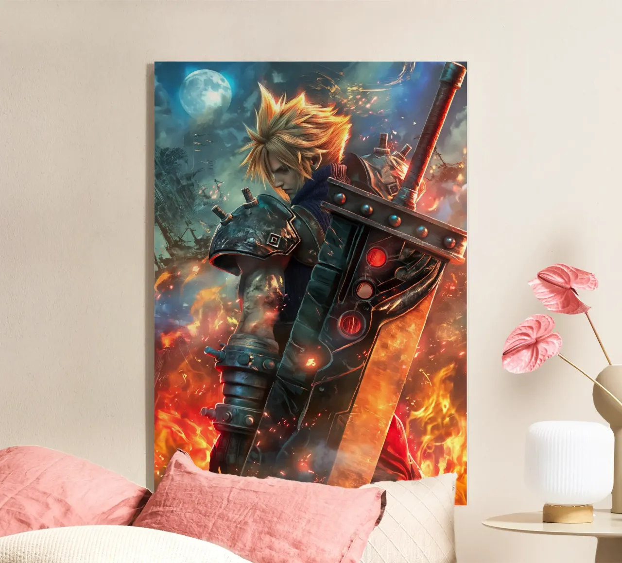 FFVII FF7 Cloud Strife Final Fantasy plexiglass da Fleur de Lys