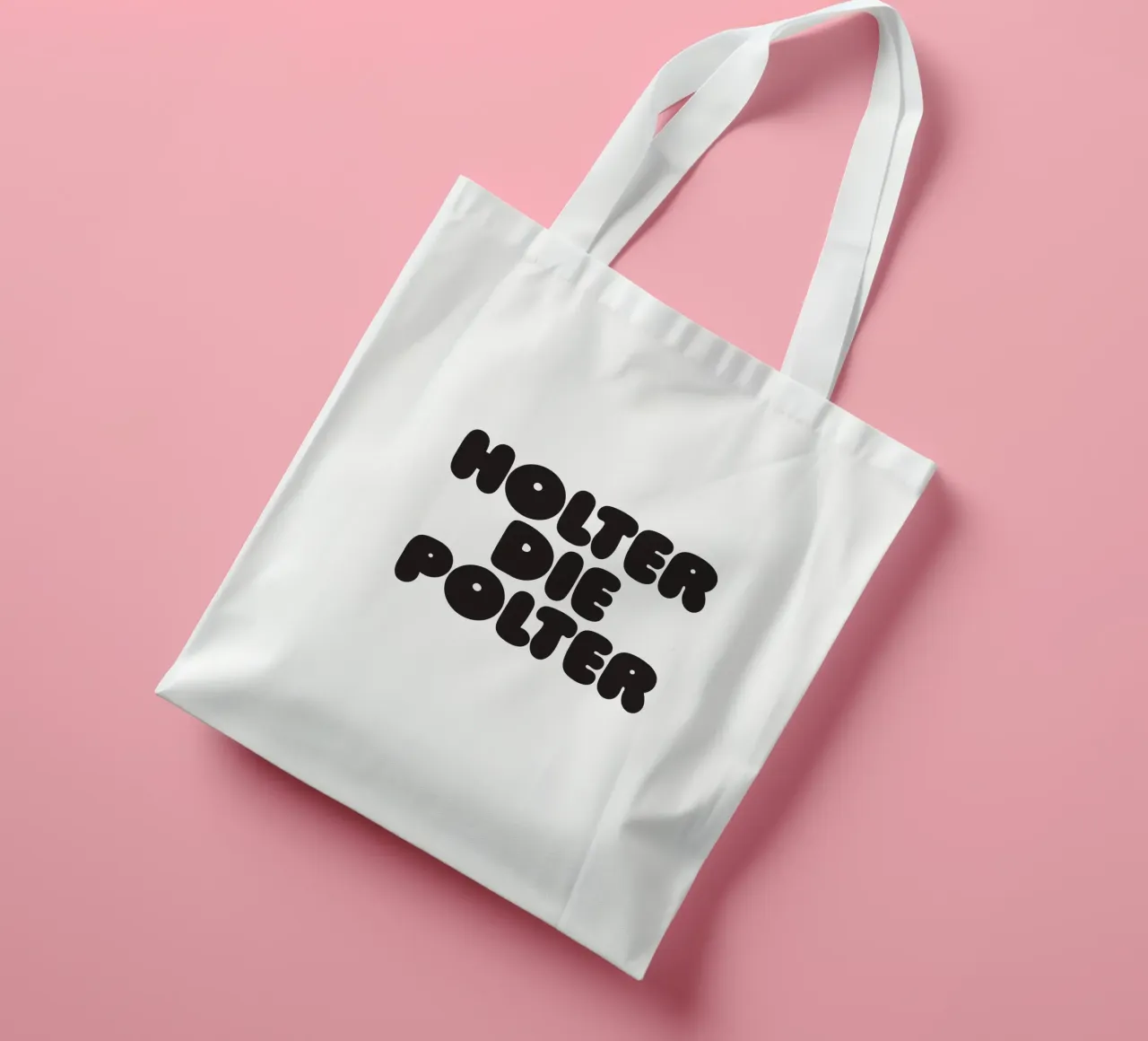 Holter die Polter borsa in juta da Verplanungsagentur