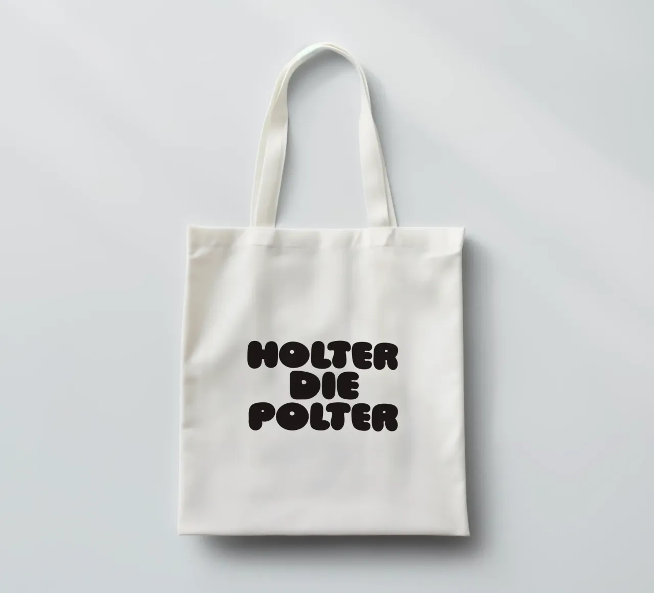 Holter die Polter borsa in juta da Verplanungsagentur