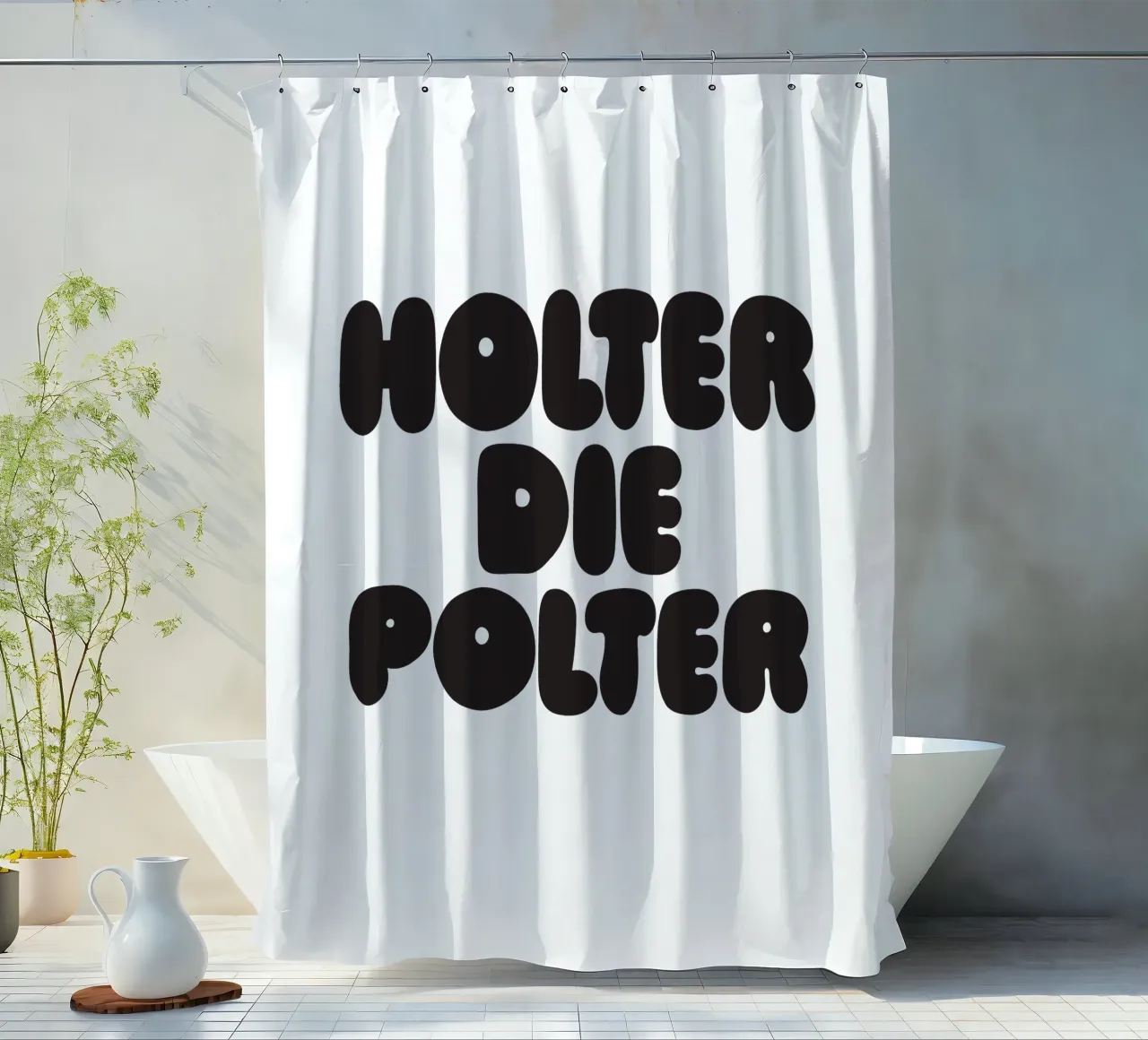 Holter die Polter tenda da doccia da Verplanungsagentur