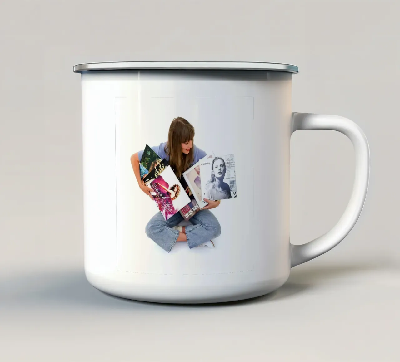 Taylor swift album tazza in smalto da AudioLibrary