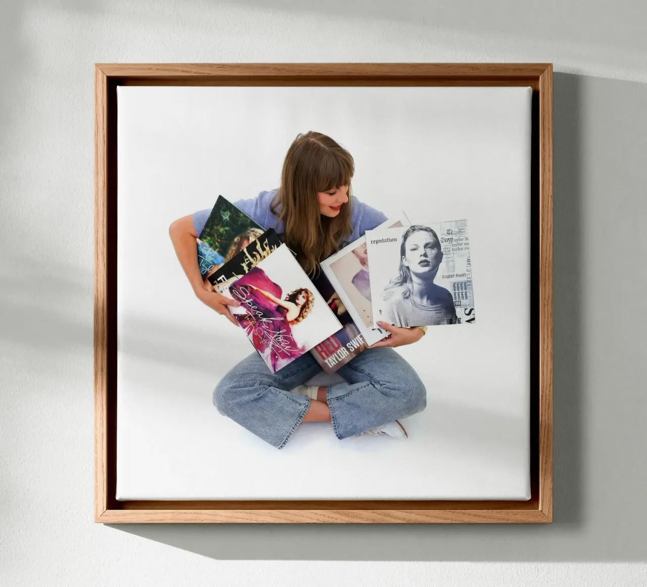 Taylor swift album tela con Cornice a cassetta da AudioLibrary