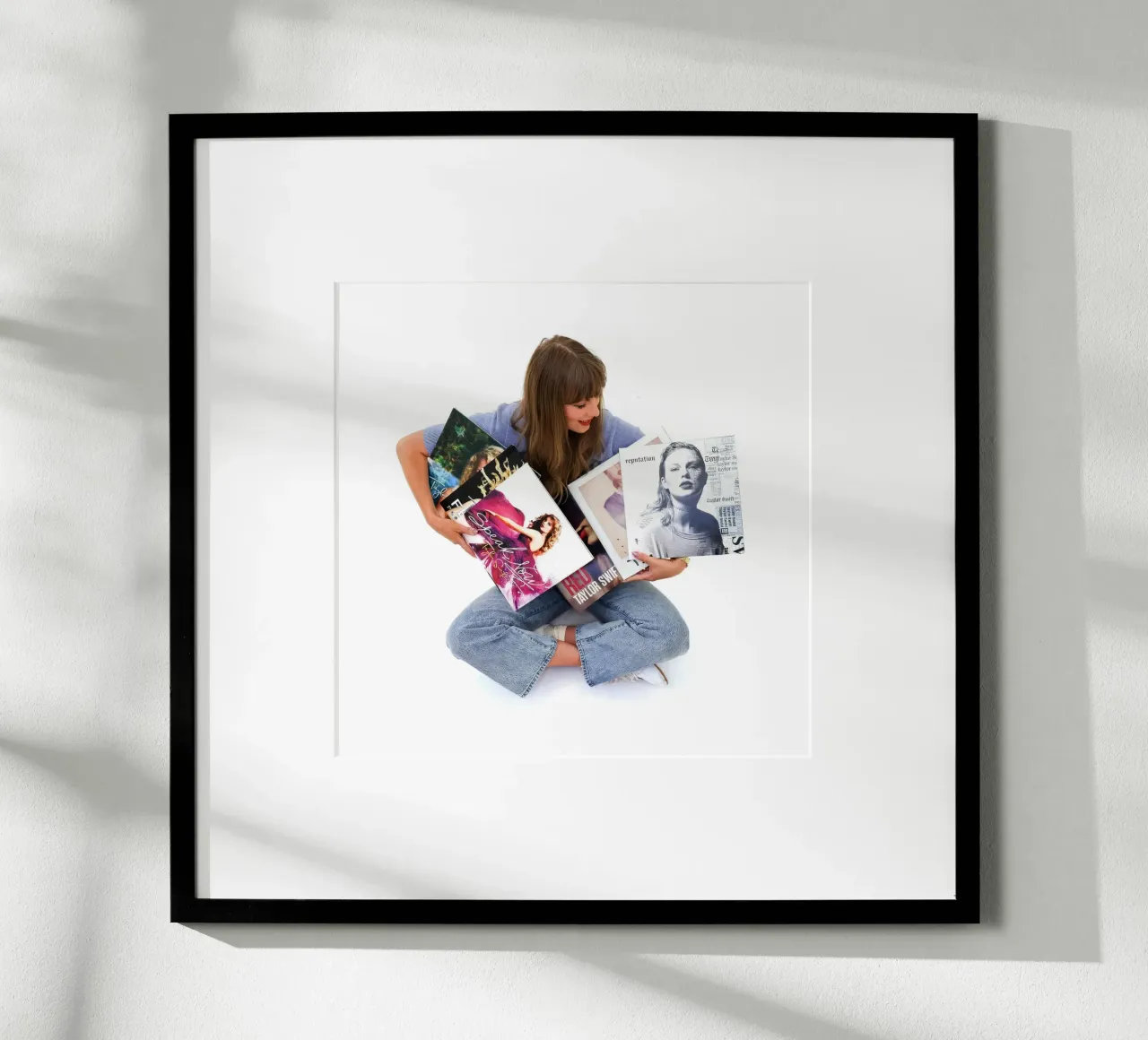 Taylor swift album poster con telaio in plastica da AudioLibrary