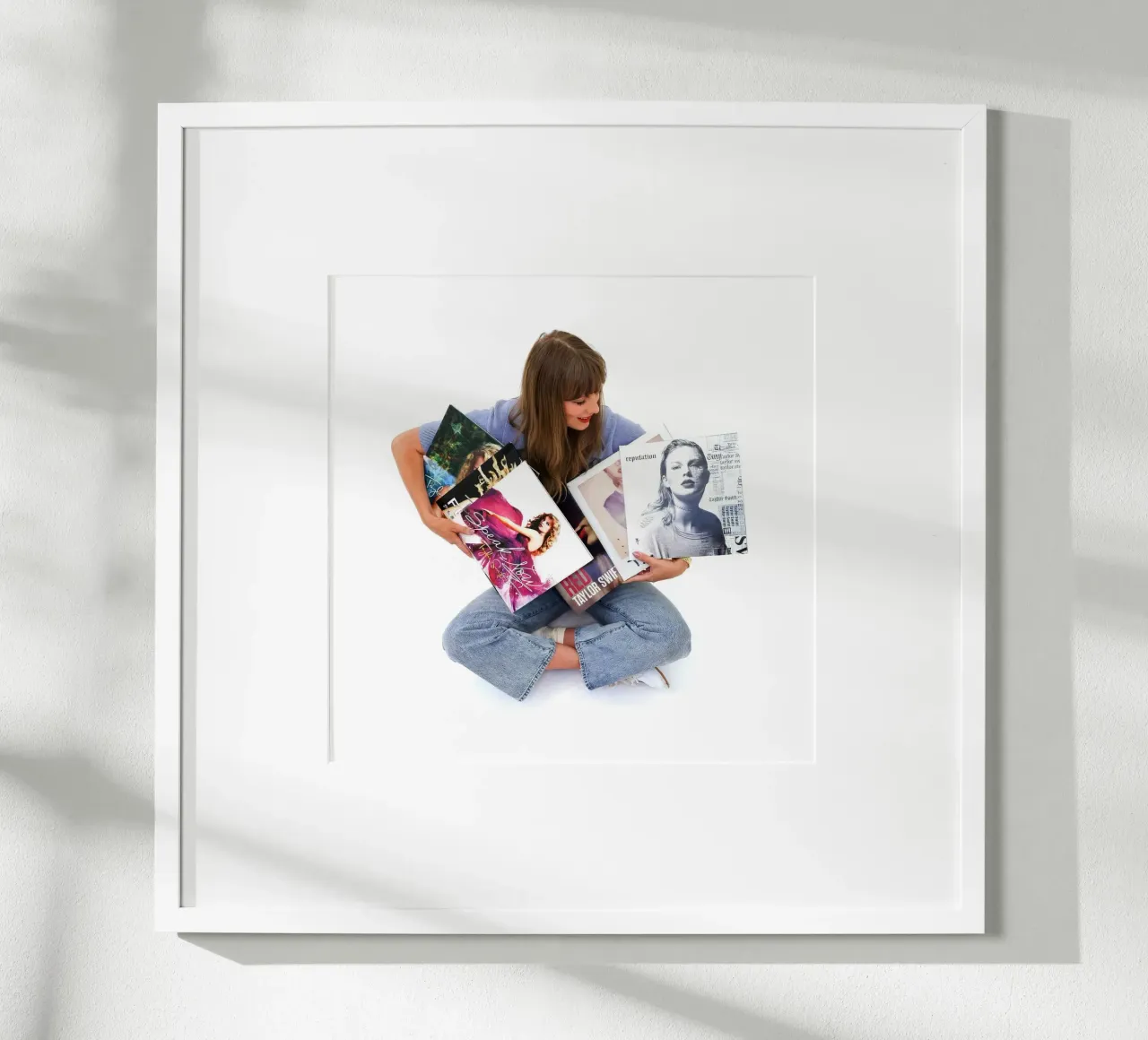 Taylor swift album poster con telaio in plastica da AudioLibrary