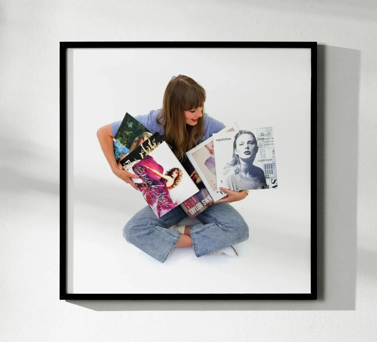 Taylor swift album poster con telaio in plastica da AudioLibrary