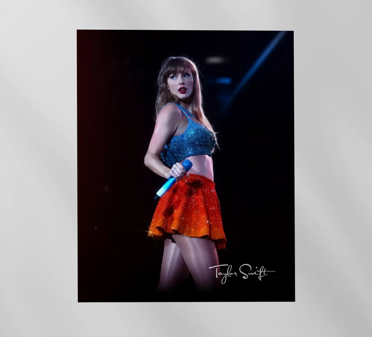 Taylor Swift perfom pellicola backlit da AudioLibrary