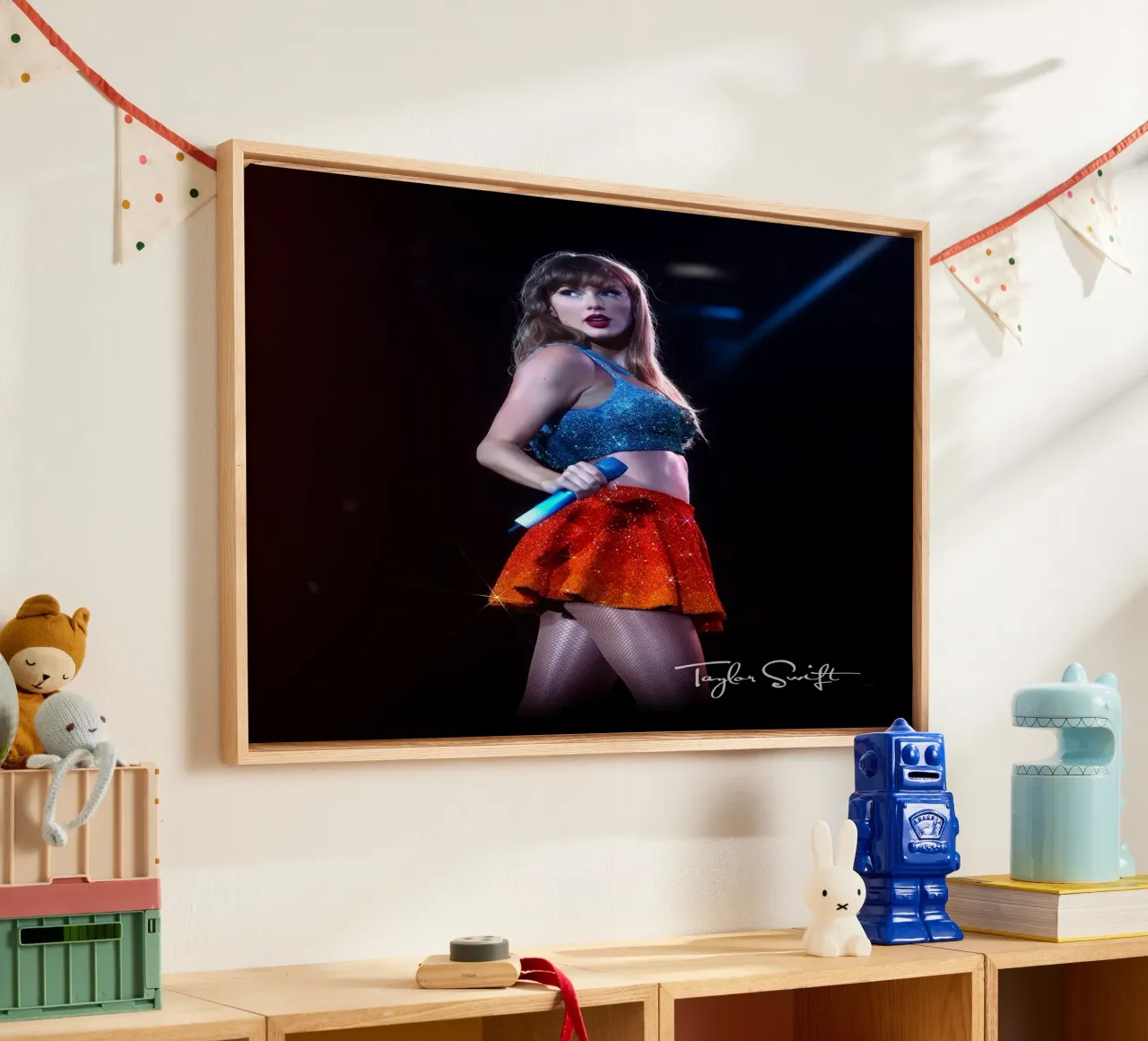 Taylor Swift perfom tela con Cornice a cassetta da AudioLibrary