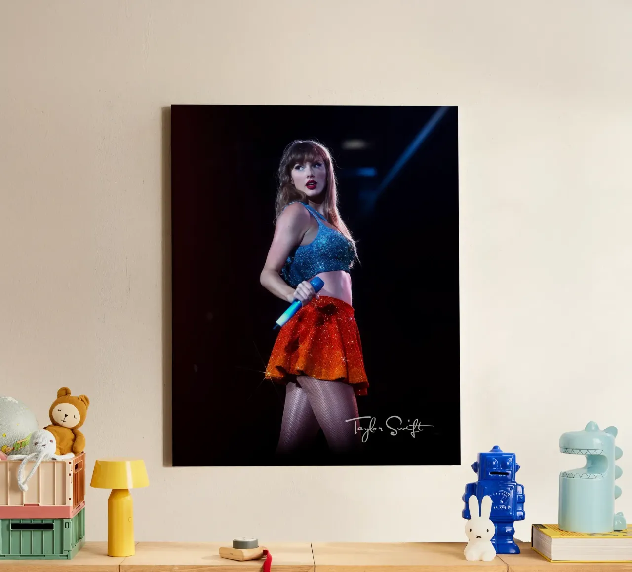 Taylor Swift perfom tela con Cornice a cassetta da AudioLibrary