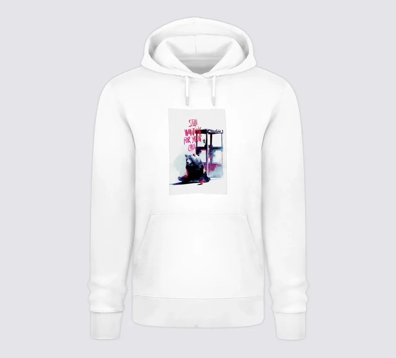 Waiting for your call hoodie by Róbert Farkas