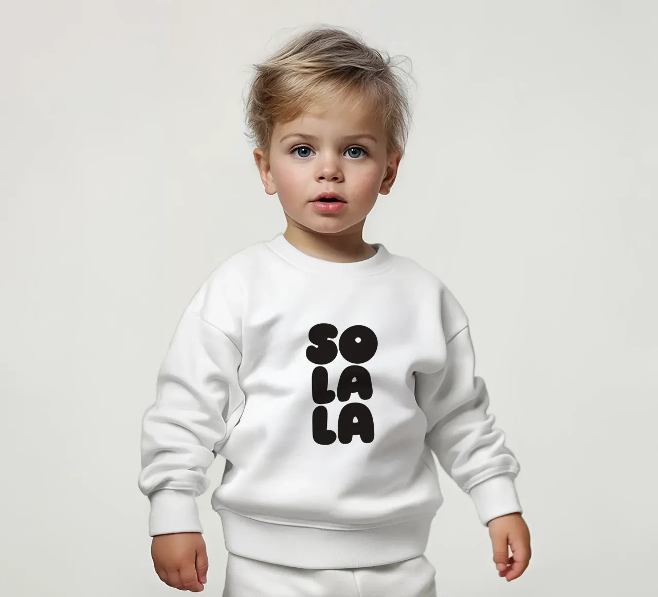 So Lala baby sweatshirt by Verplanungsagentur