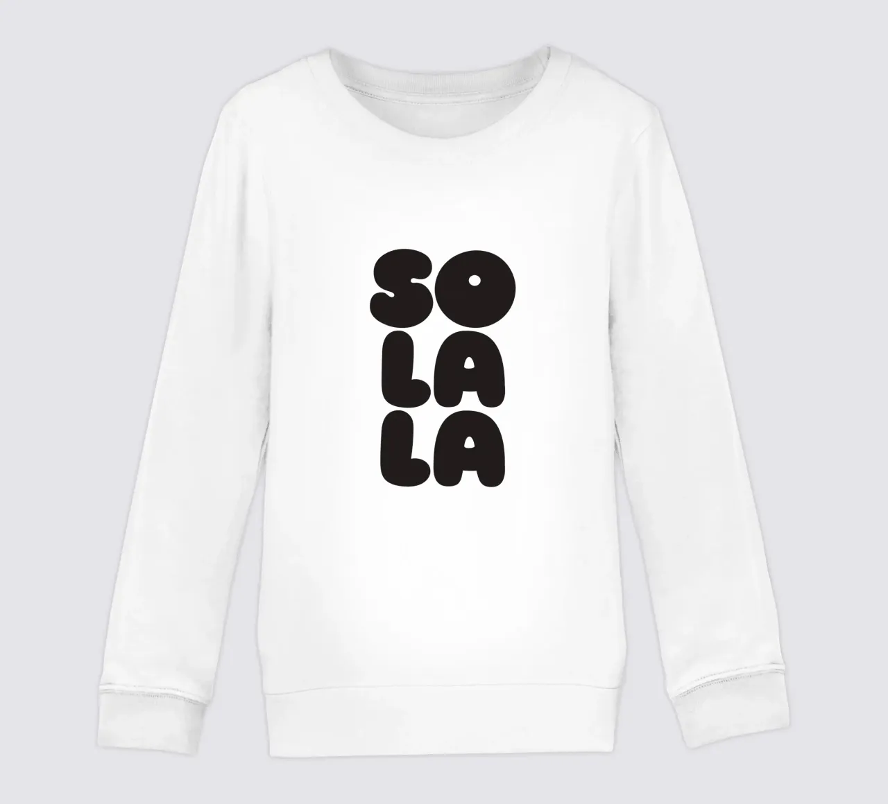 So Lala kids sweatshirt by Verplanungsagentur