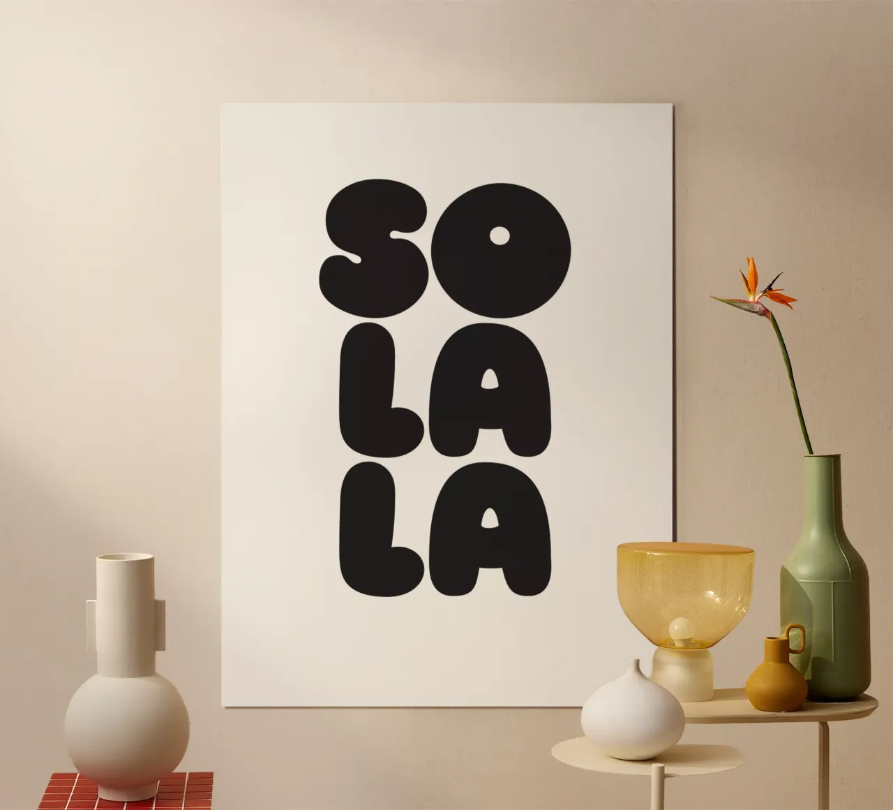So Lala poster by Verplanungsagentur