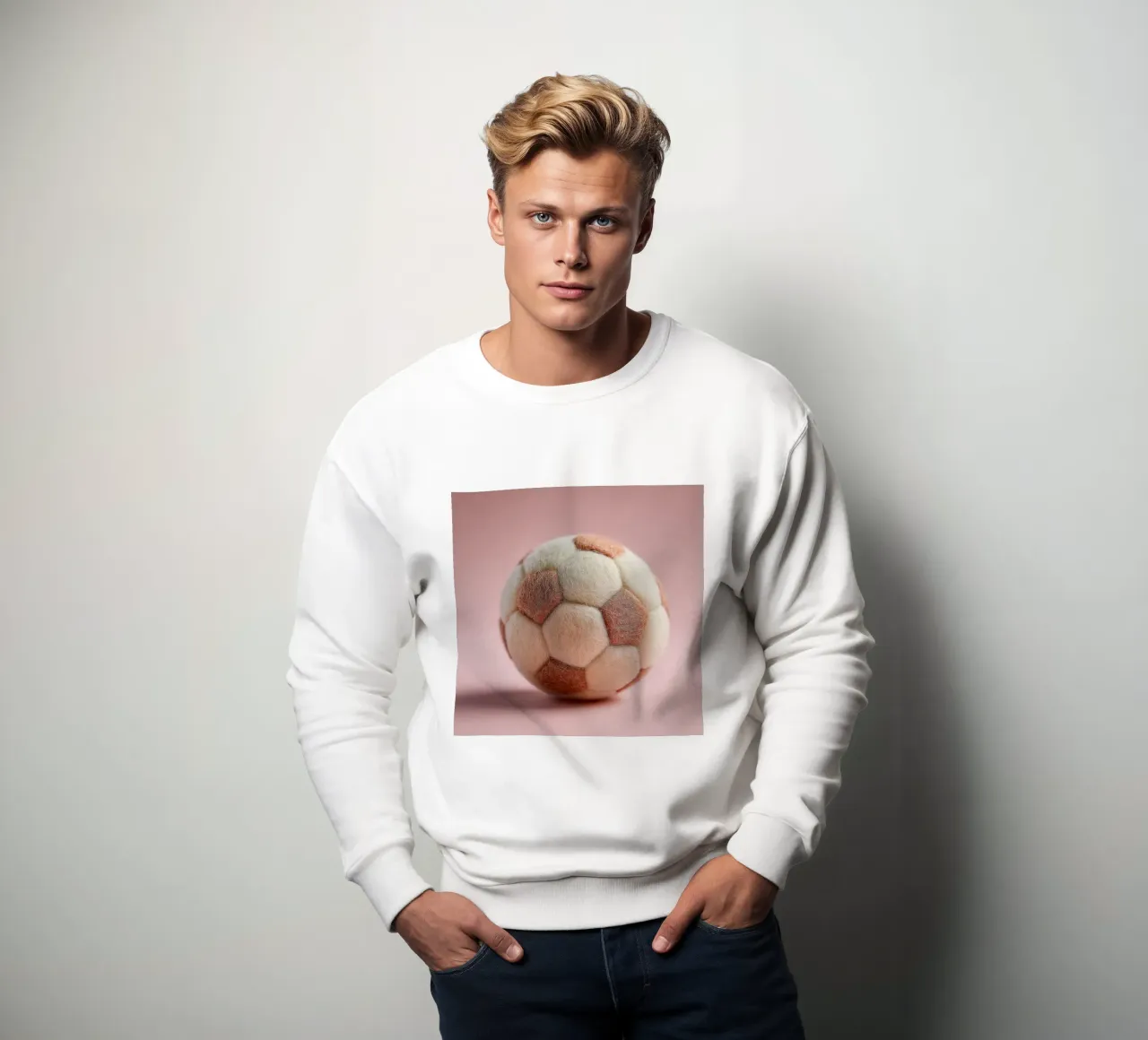 Pallone da calcio soffice felpa da Motivate-Today