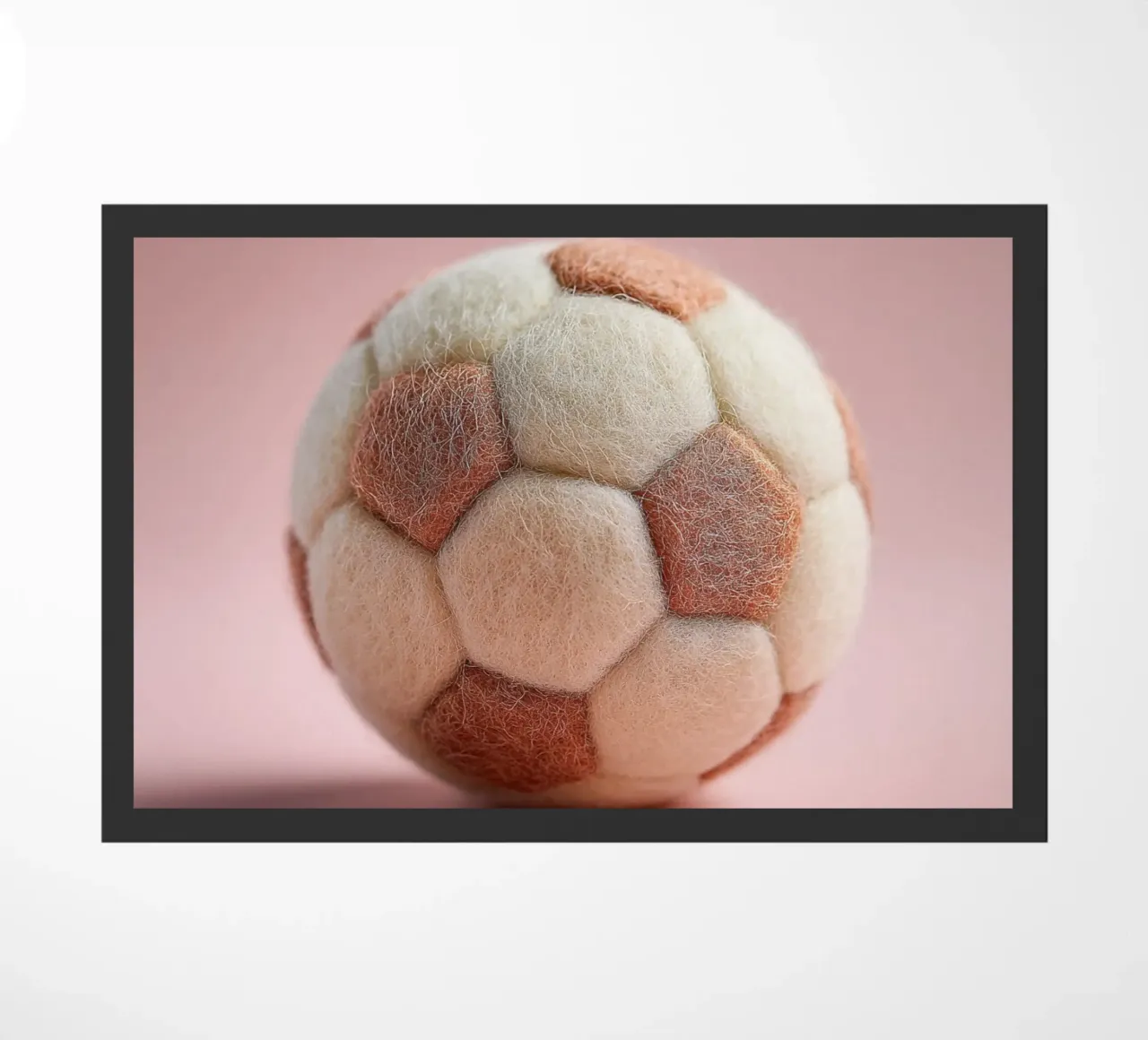 Pallone da calcio soffice zerbino da Motivate-Today