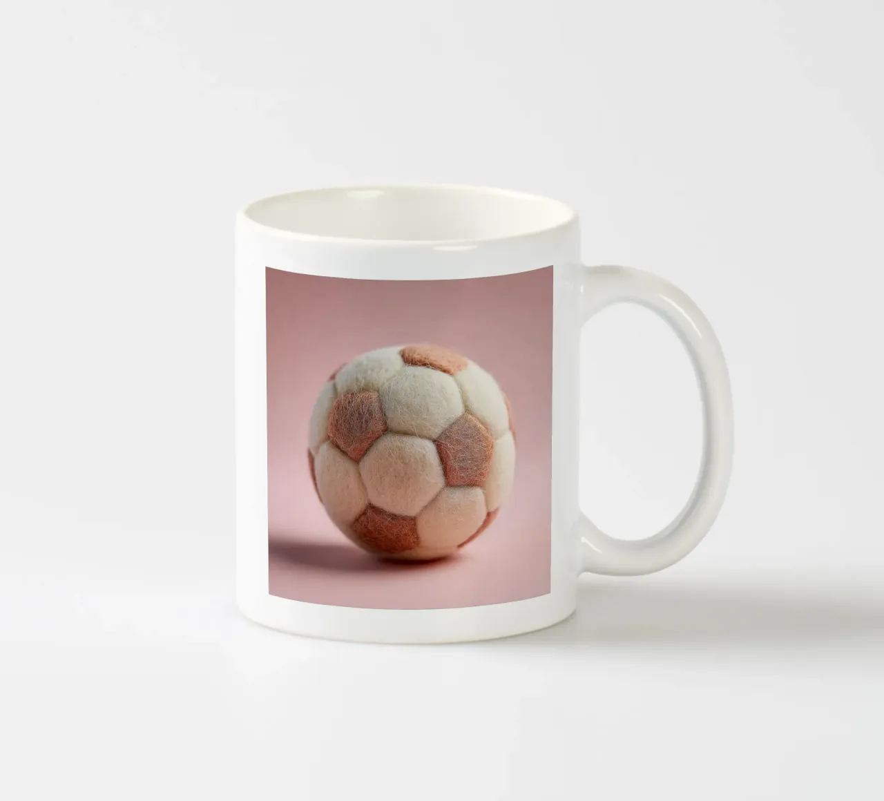 Pallone da calcio soffice tazza in ceramica da Motivate-Today
