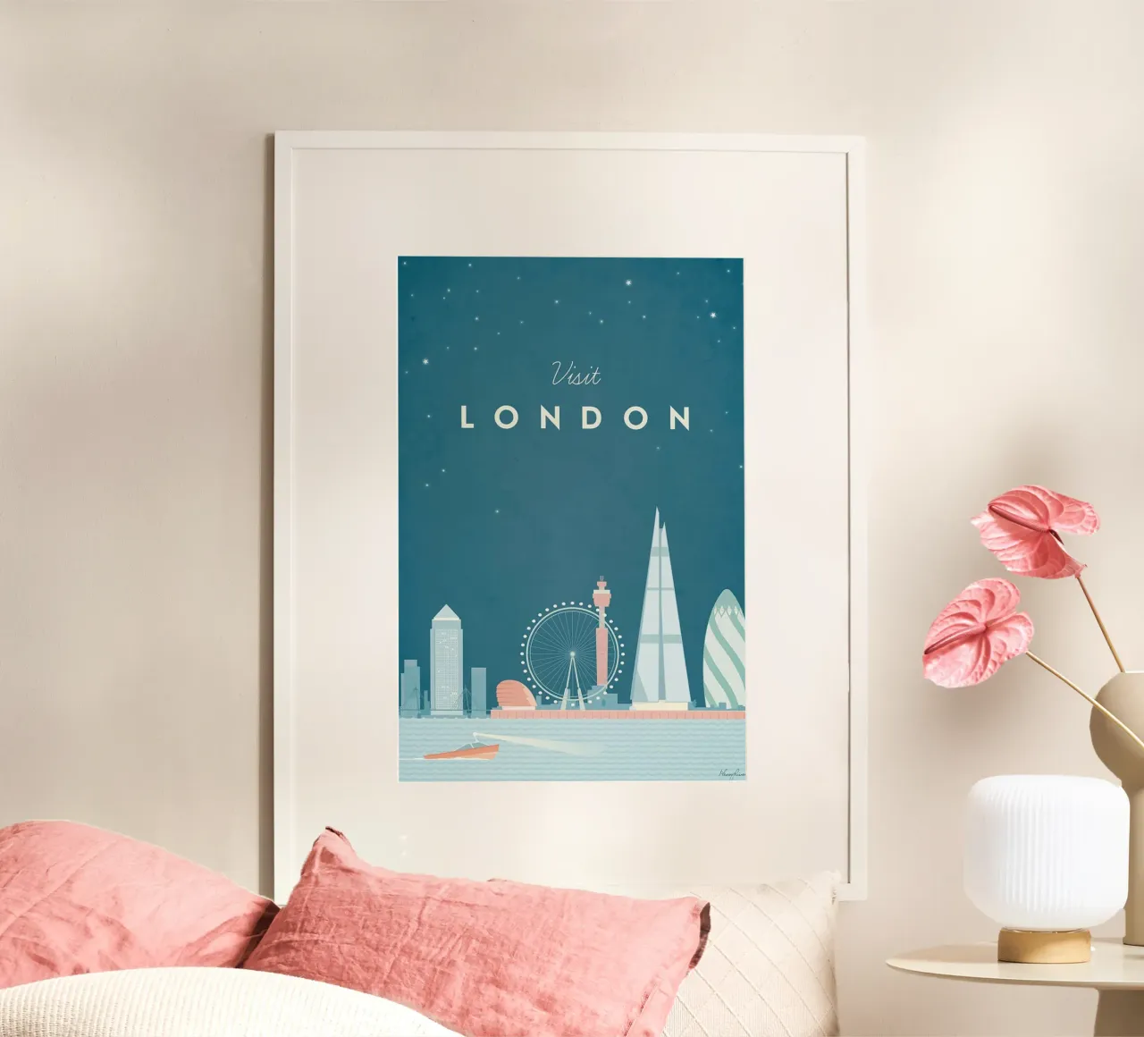 occhio di londra edificio gherkin shard poster con telaio in plastica da unyil shope