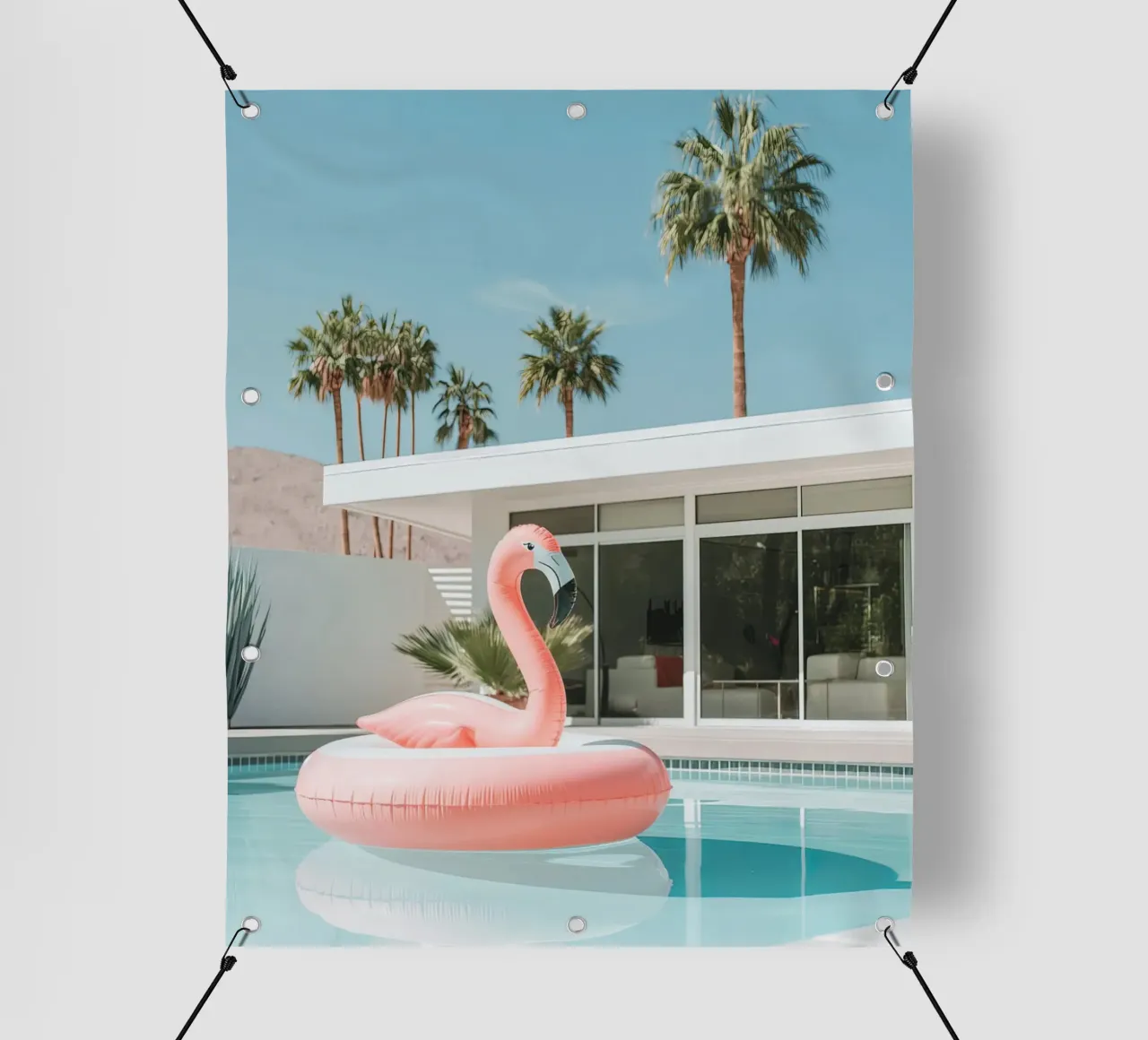 Palm Springs Pool telo in pvc da lennytravers