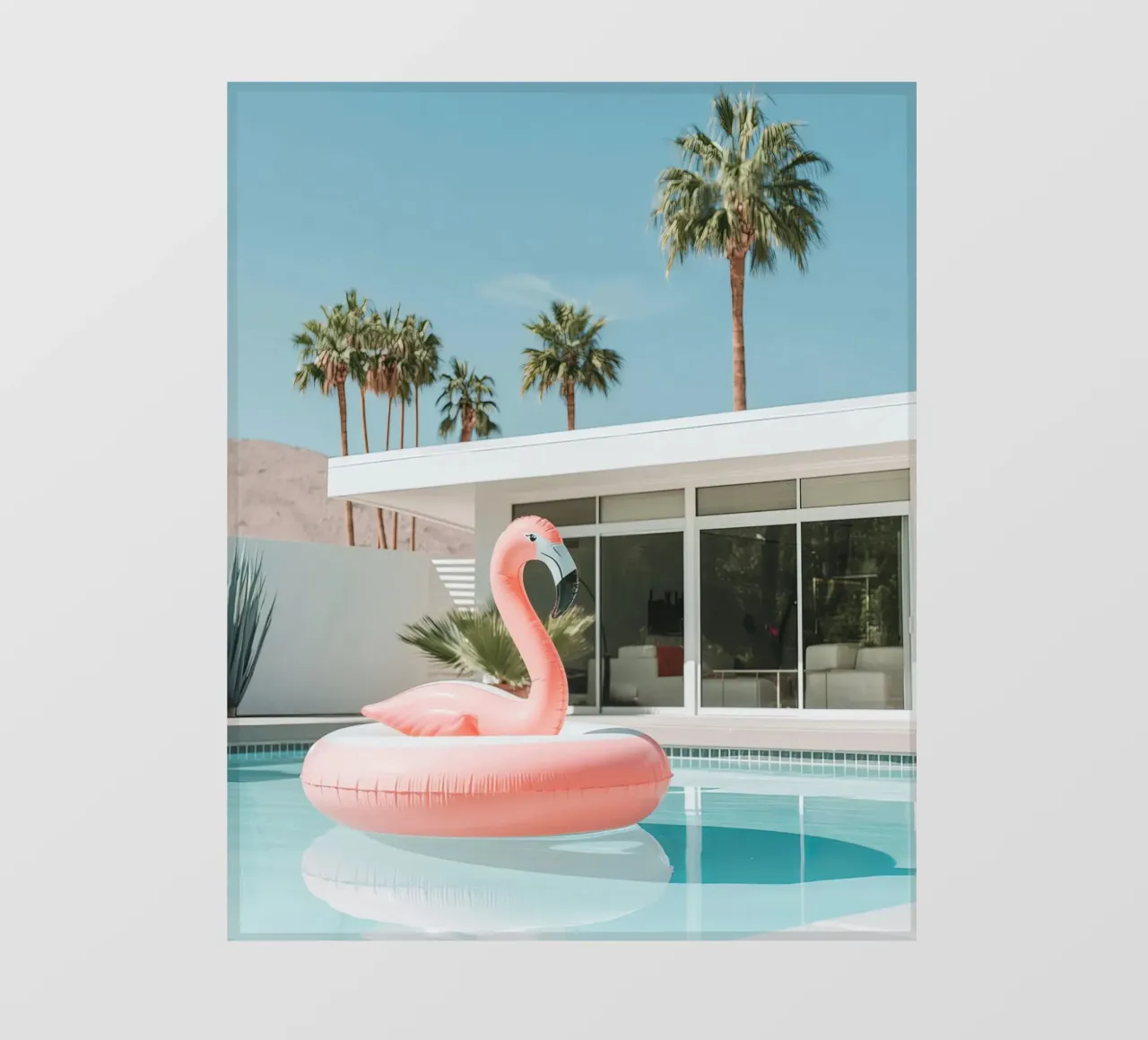 Palm Springs Pool telo in pvc da lennytravers