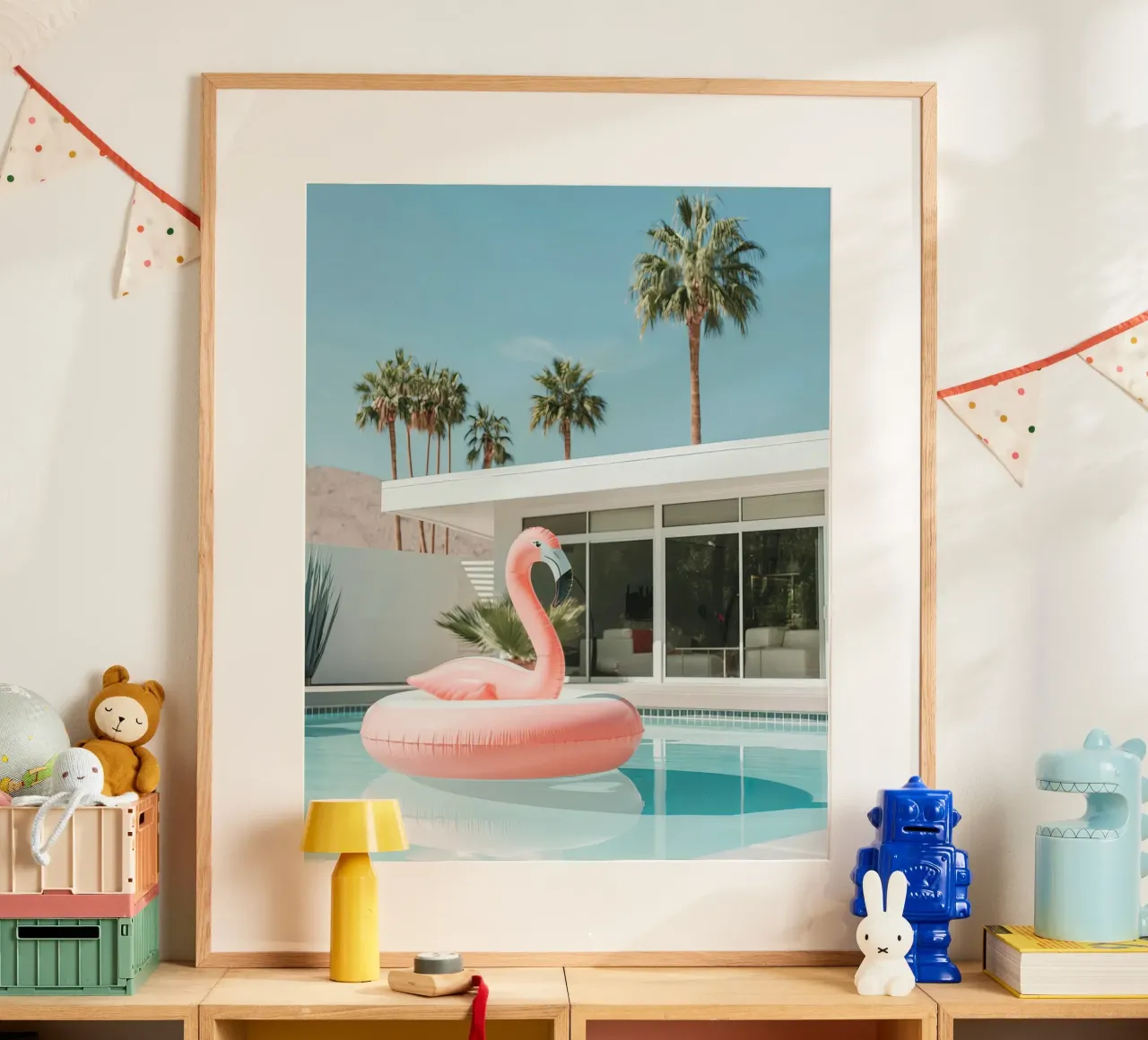 Palm Springs Pool poster da lennytravers