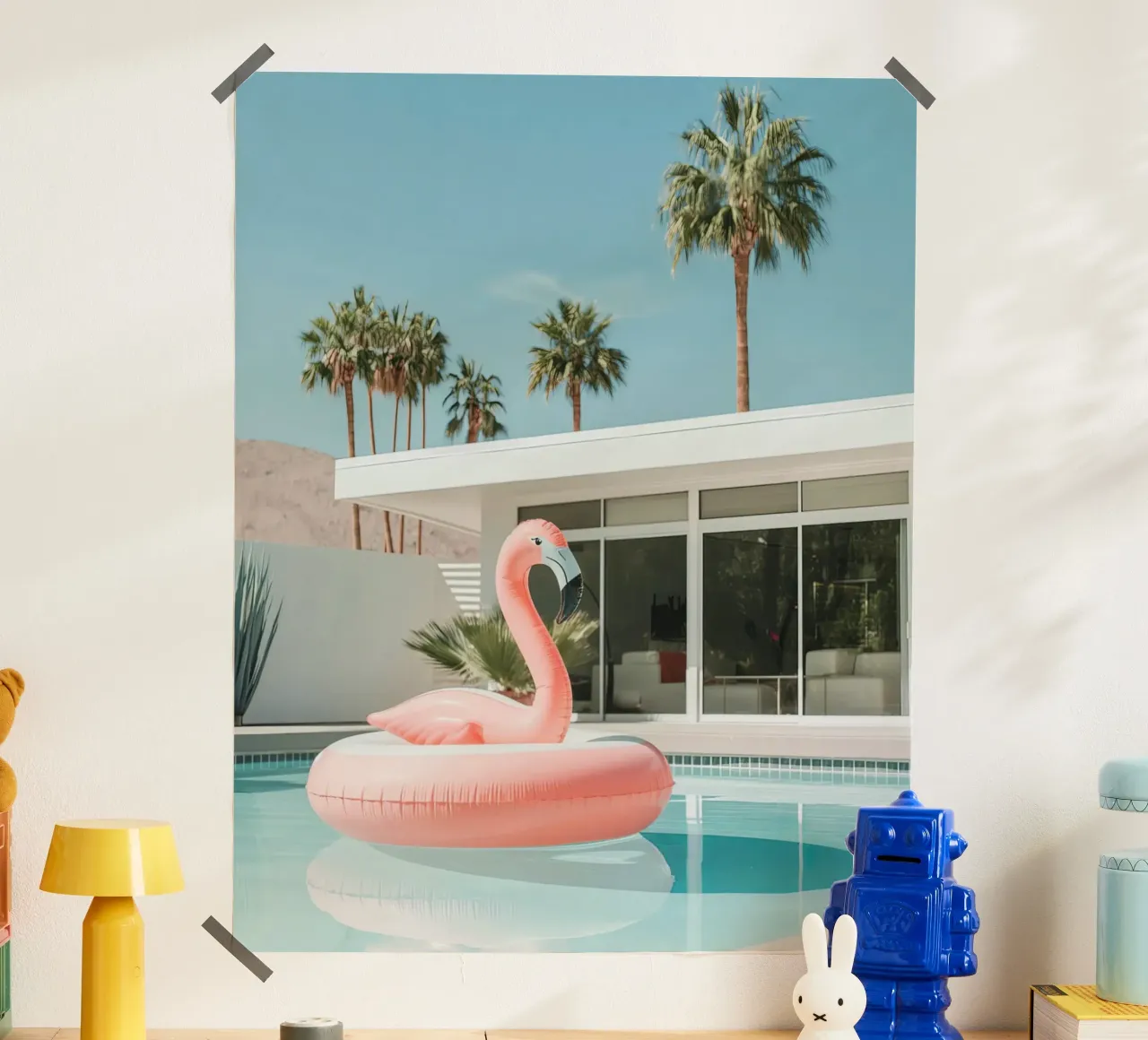 Palm Springs Pool poster da lennytravers