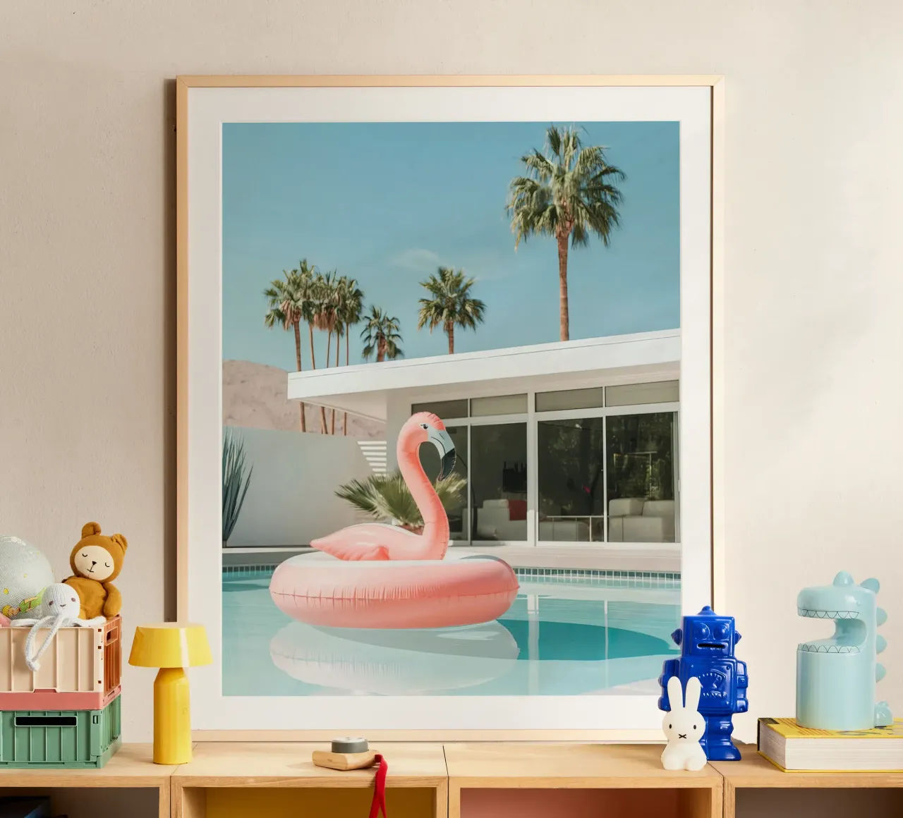 Palm Springs Pool poster da lennytravers