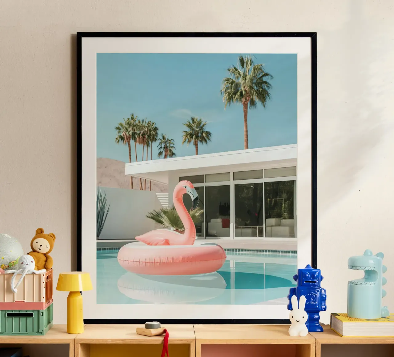 Palm Springs Pool poster da lennytravers