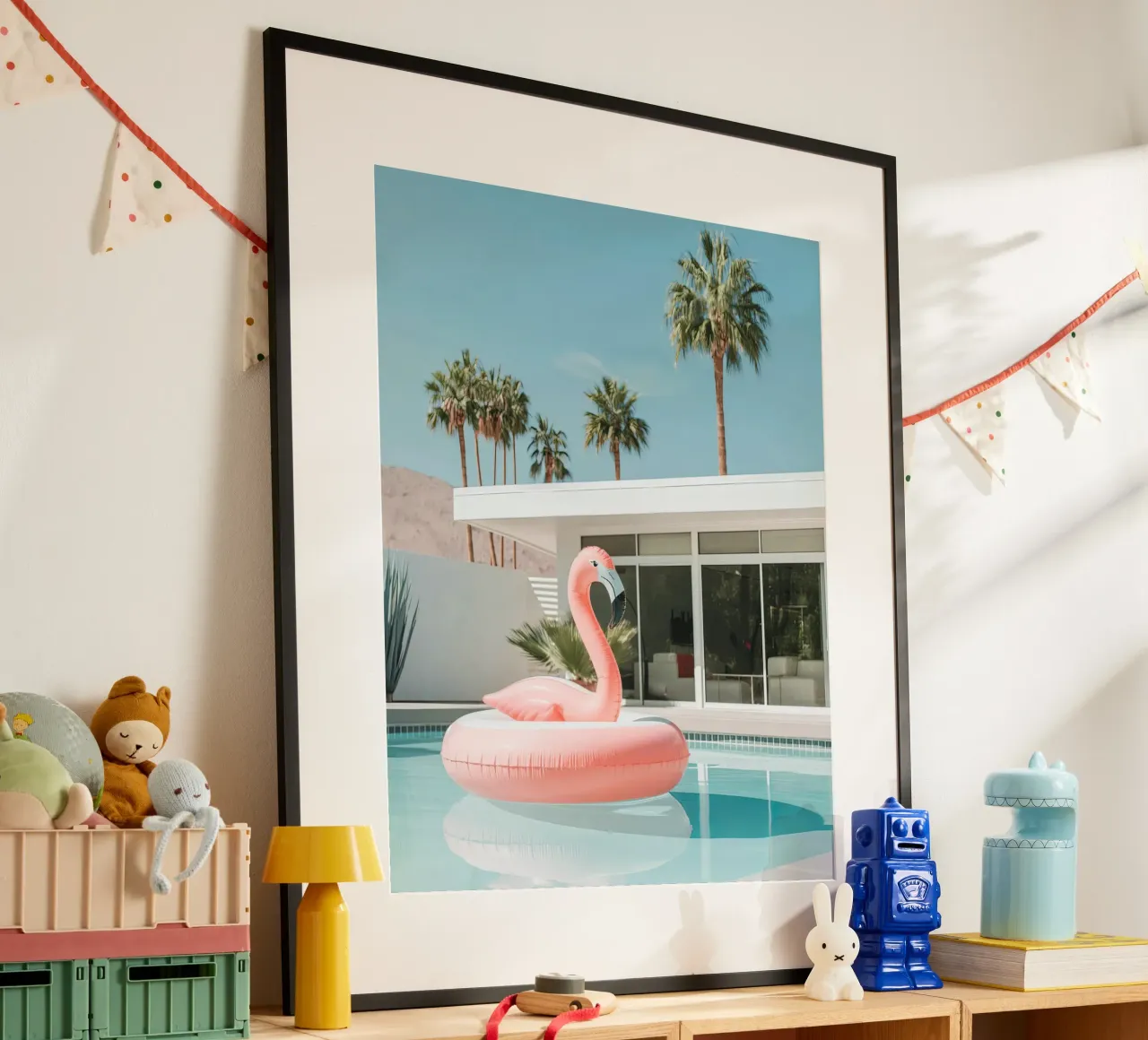Palm Springs Pool poster da lennytravers