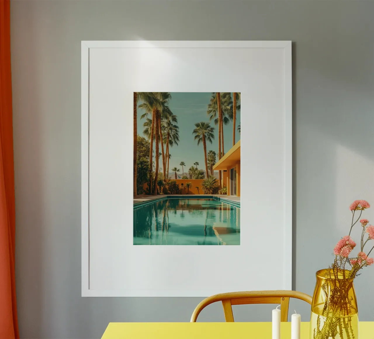 Palm Springs Poolside poster da lennytravers