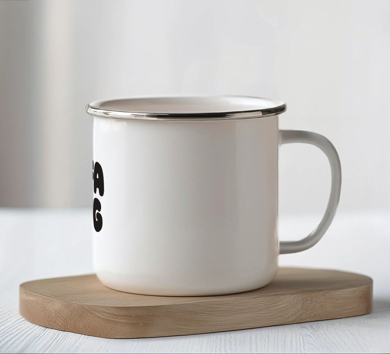 Sofa King tazza in smalto da Verplanungsagentur
