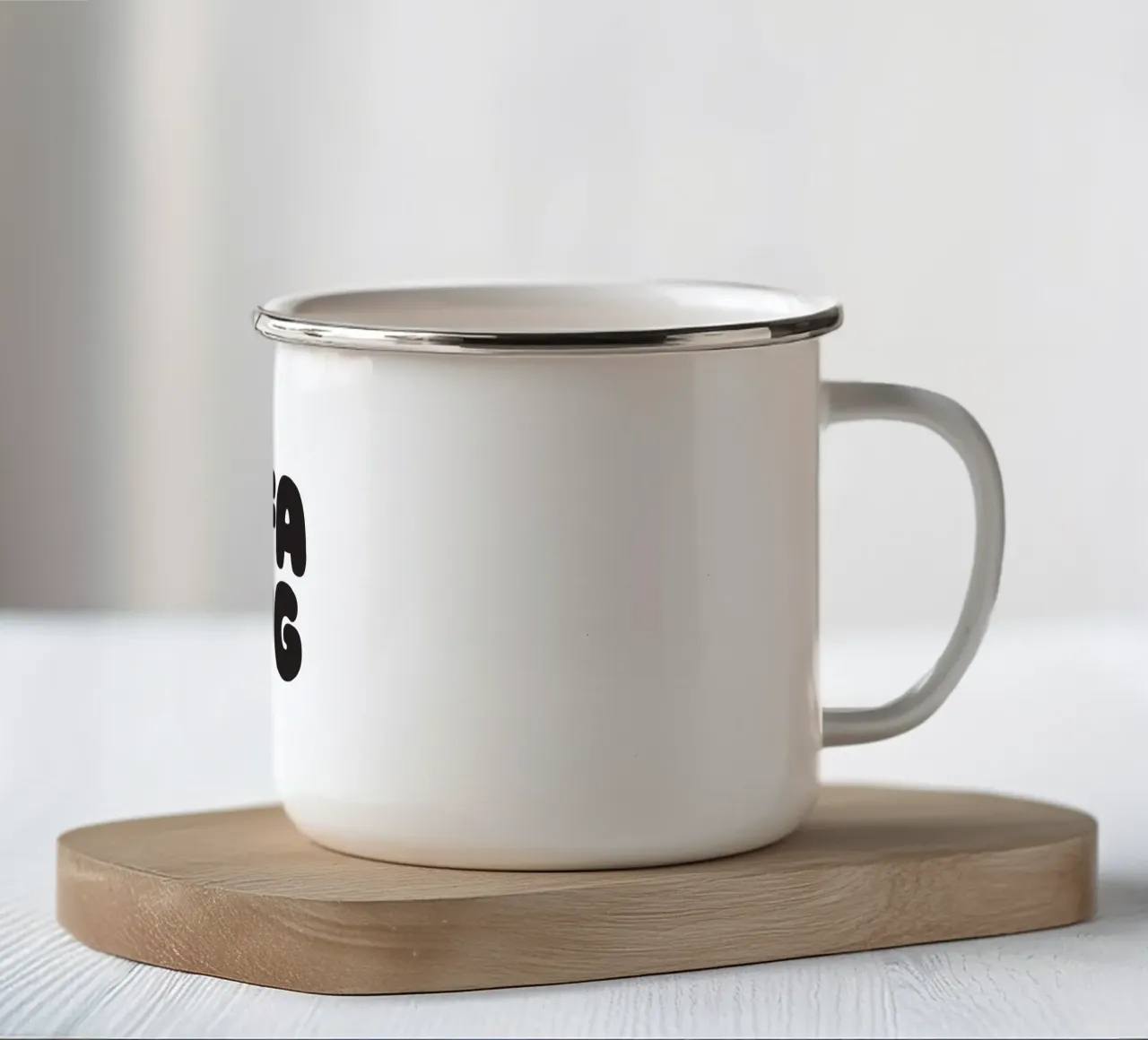 Sofa King tazza in smalto da Verplanungsagentur