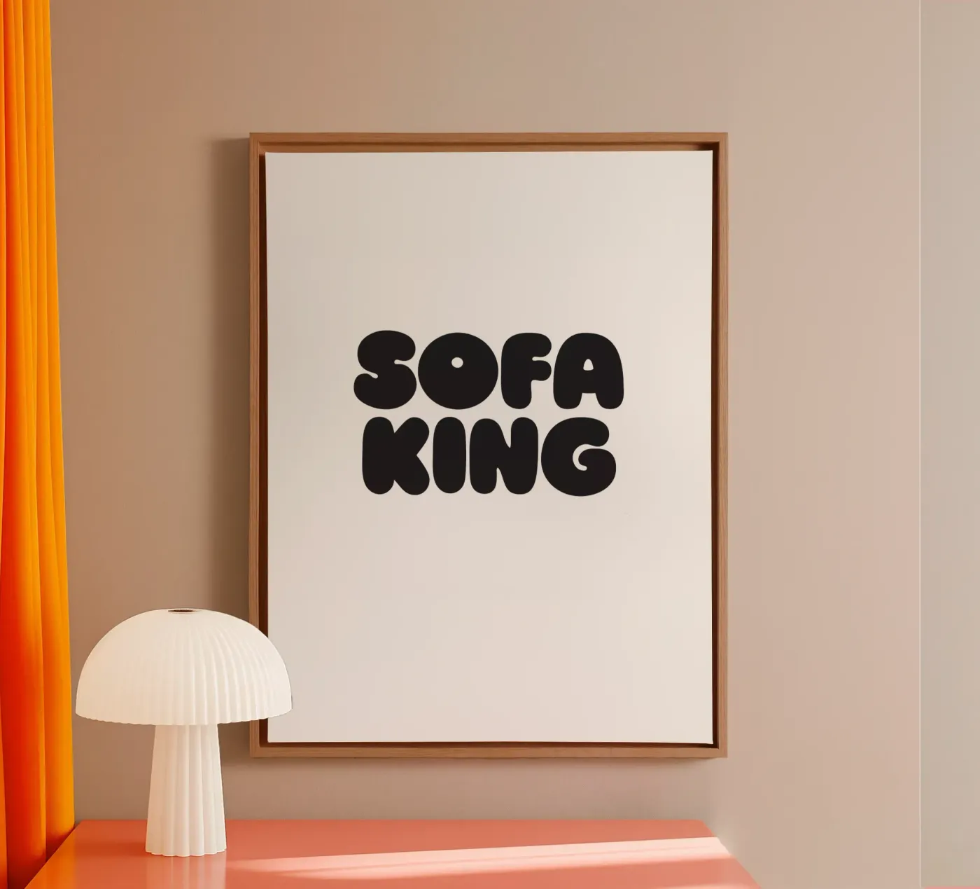 Sofa King canvas van Verplanungsagentur