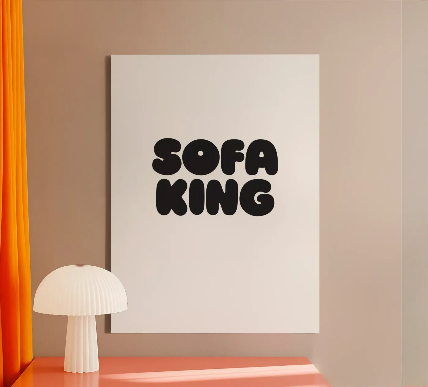 Sofa King canvas van Verplanungsagentur