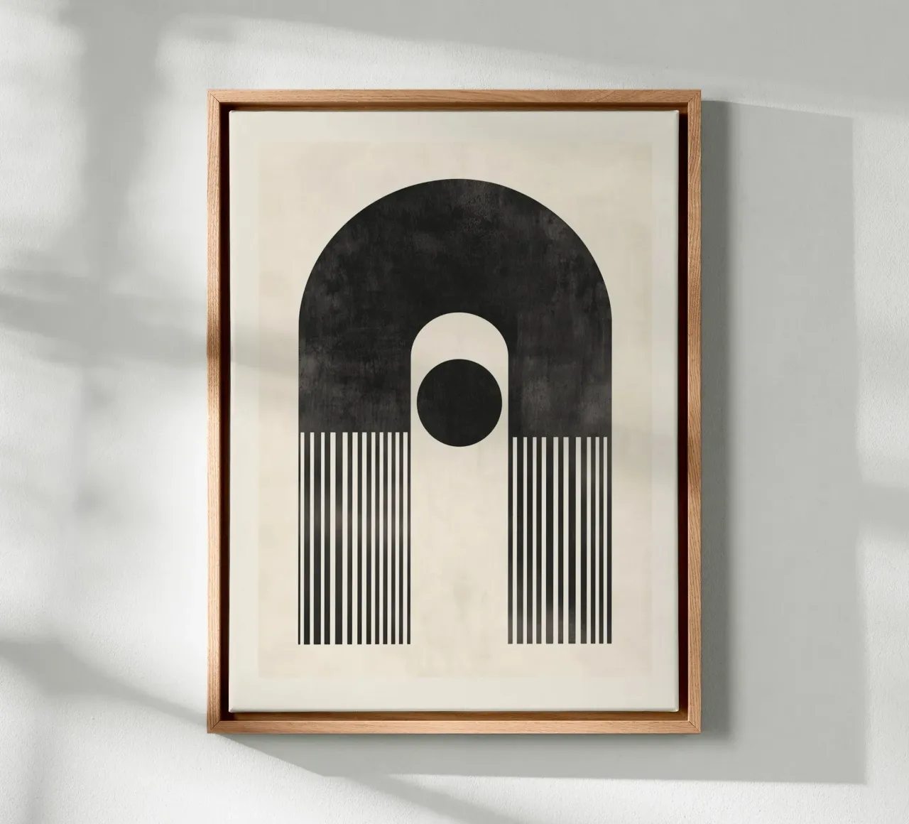 Graphical symmetry exploration canvas with Floater frame by Carinaprint