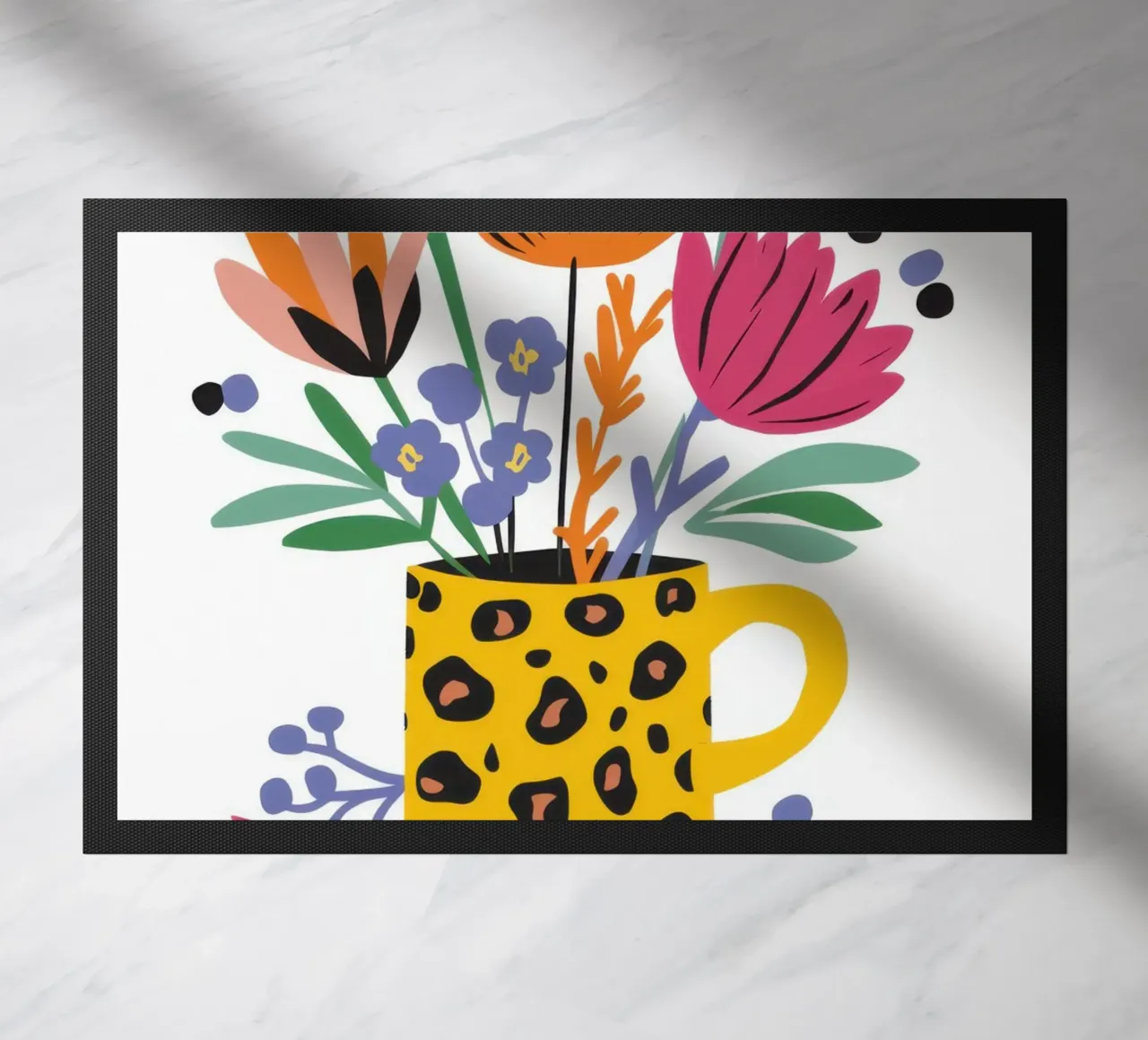 Bouquet leopardato zerbino da Snow Mist