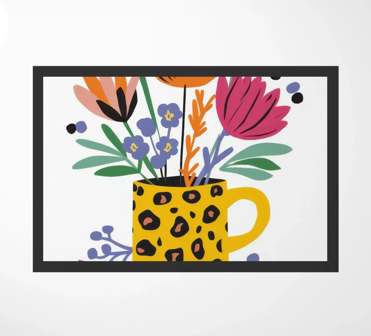 Bouquet leopardato zerbino da Snow Mist